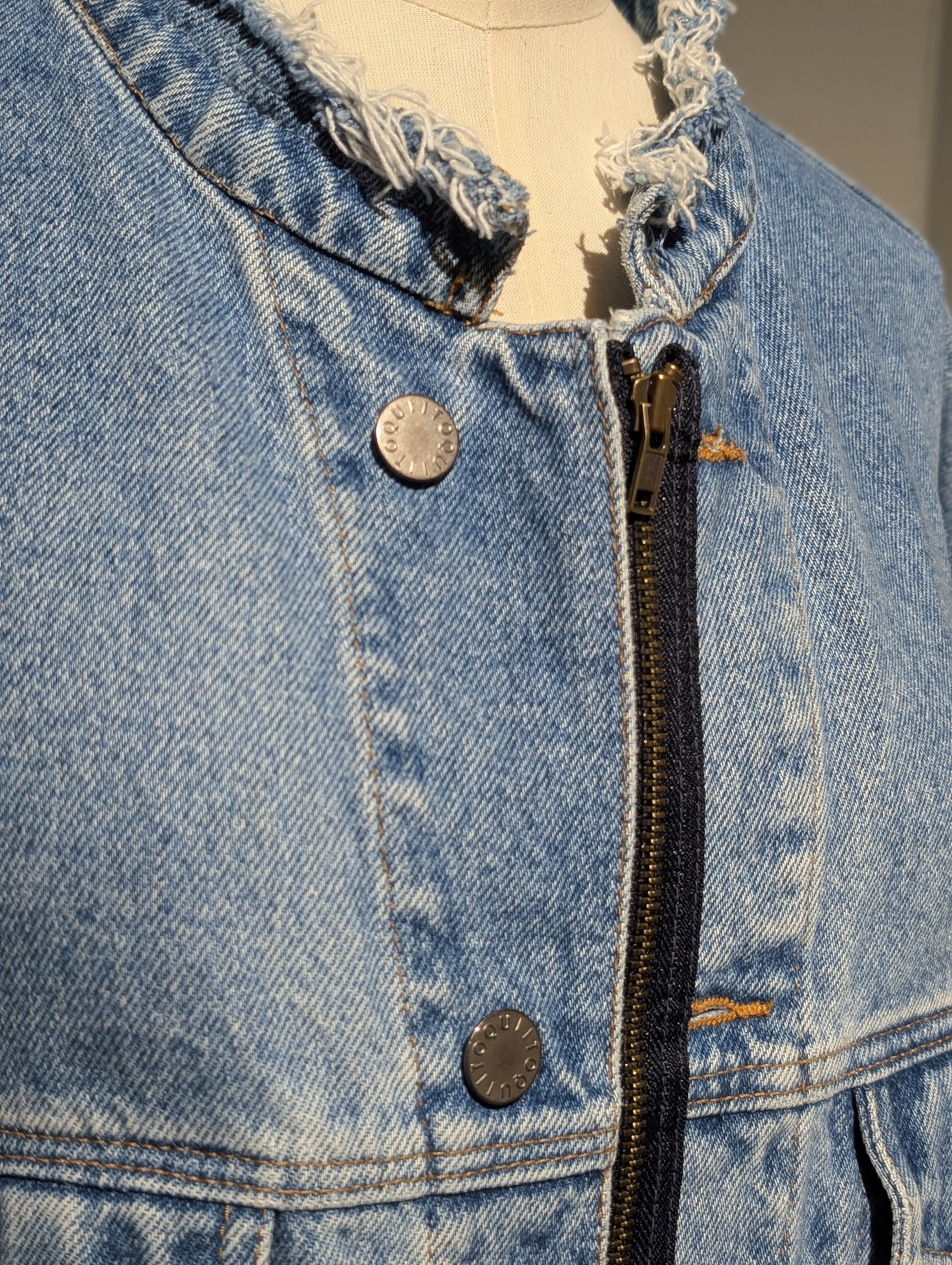 QUIITO ZIP BIG DENIM JK
