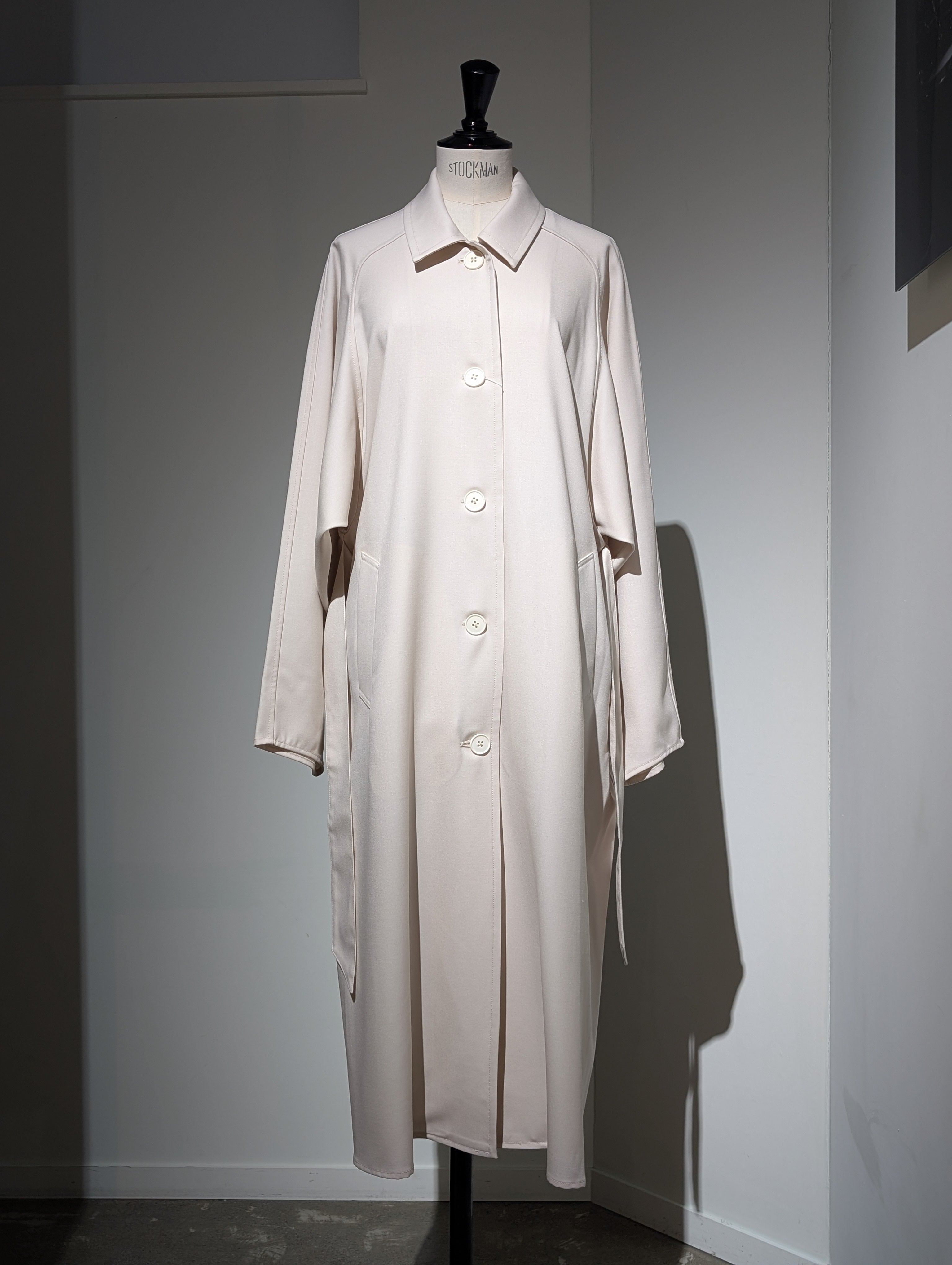 AEHRR 【Draping Yoke Raglan Sleeve Over Coat】