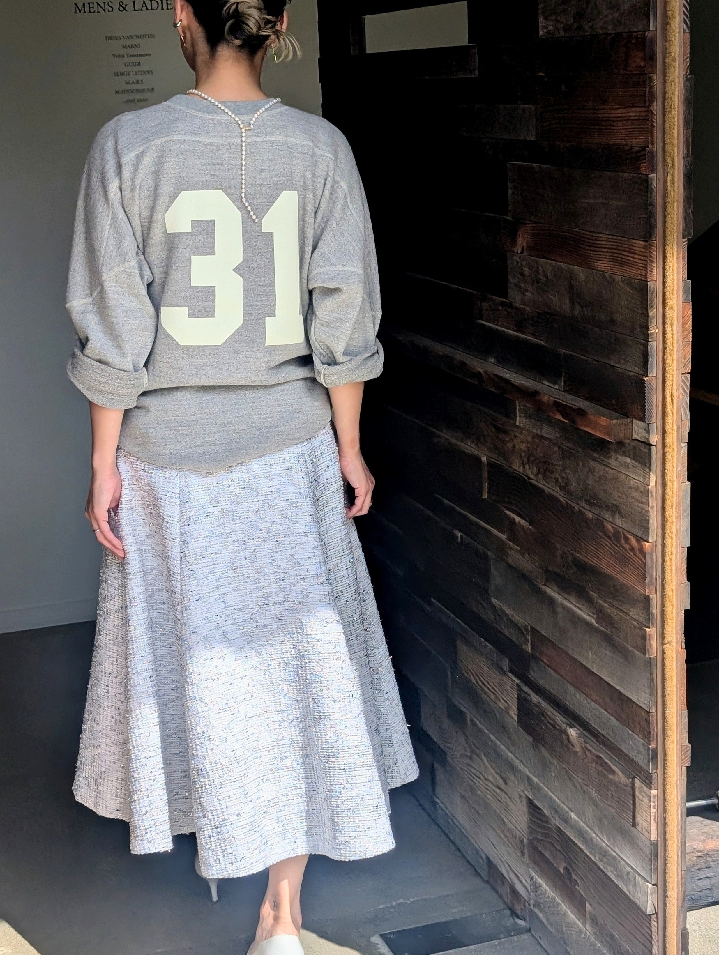 MADISONBLUE  FOOTBALL TEE SWEAT