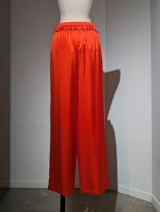 ENFOLD  GATHER WIDE-TROUSERS
