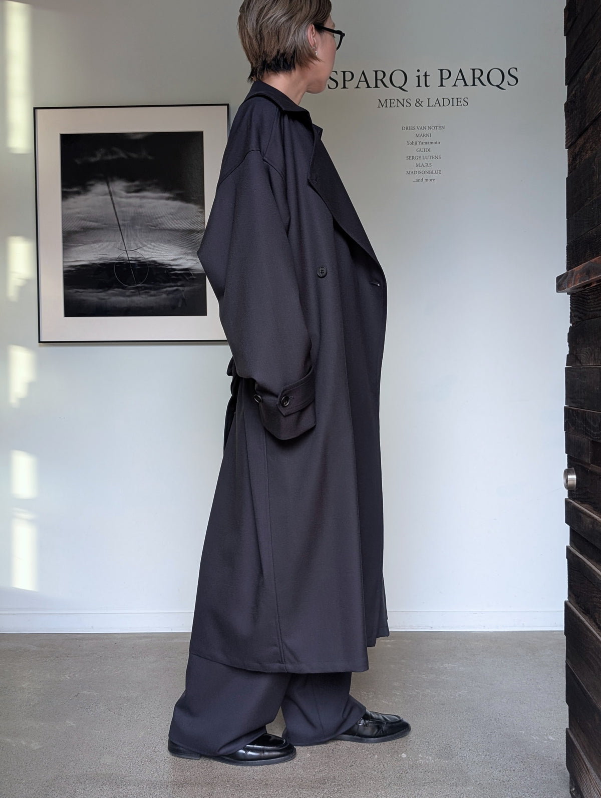 AEHRR 【091 Draping Oversize Wrap Coat】