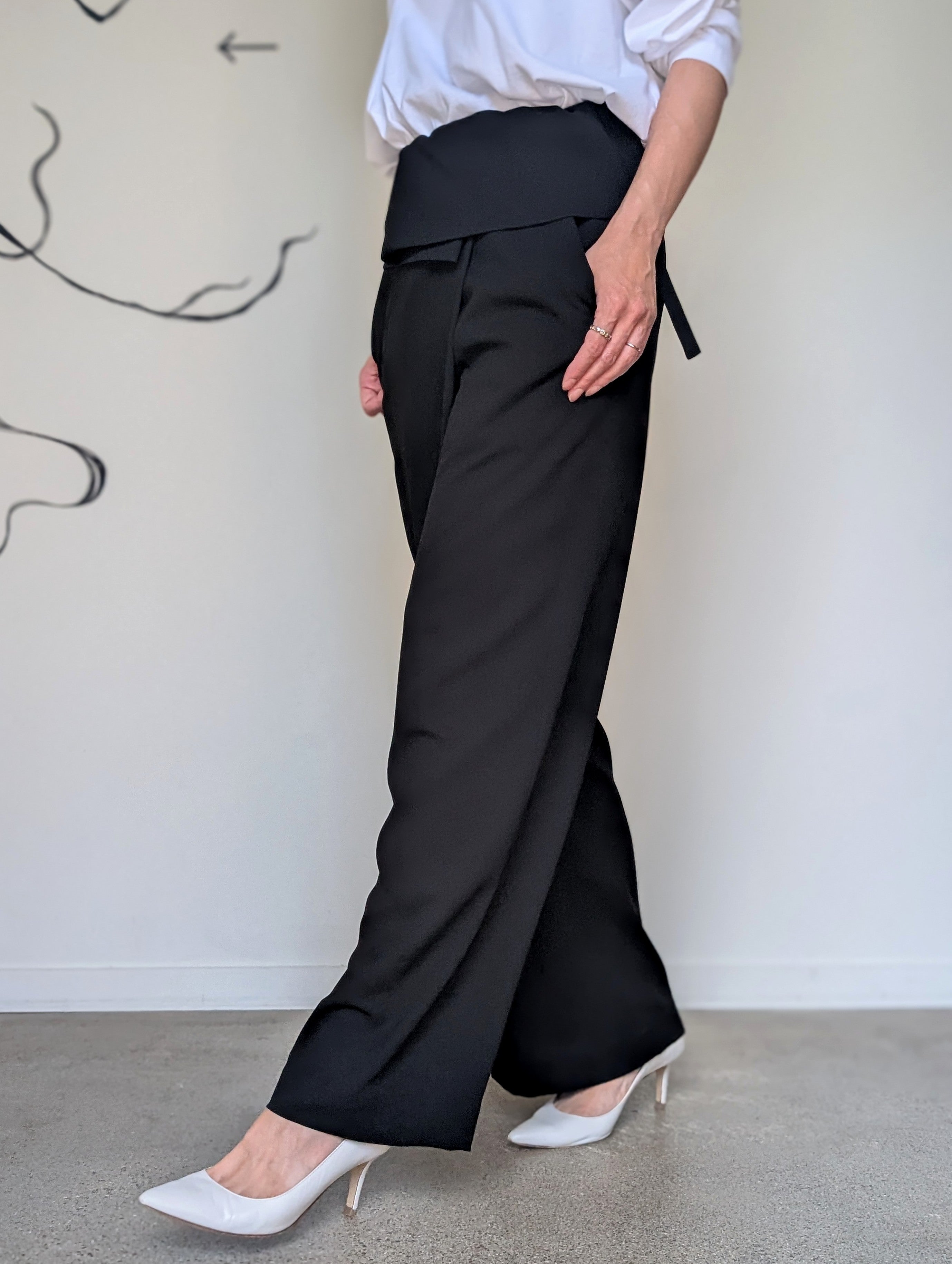 ENFOLD  RELAX WIDE-PANTS