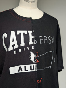 QUIITO HALF DYED LOGO TEE