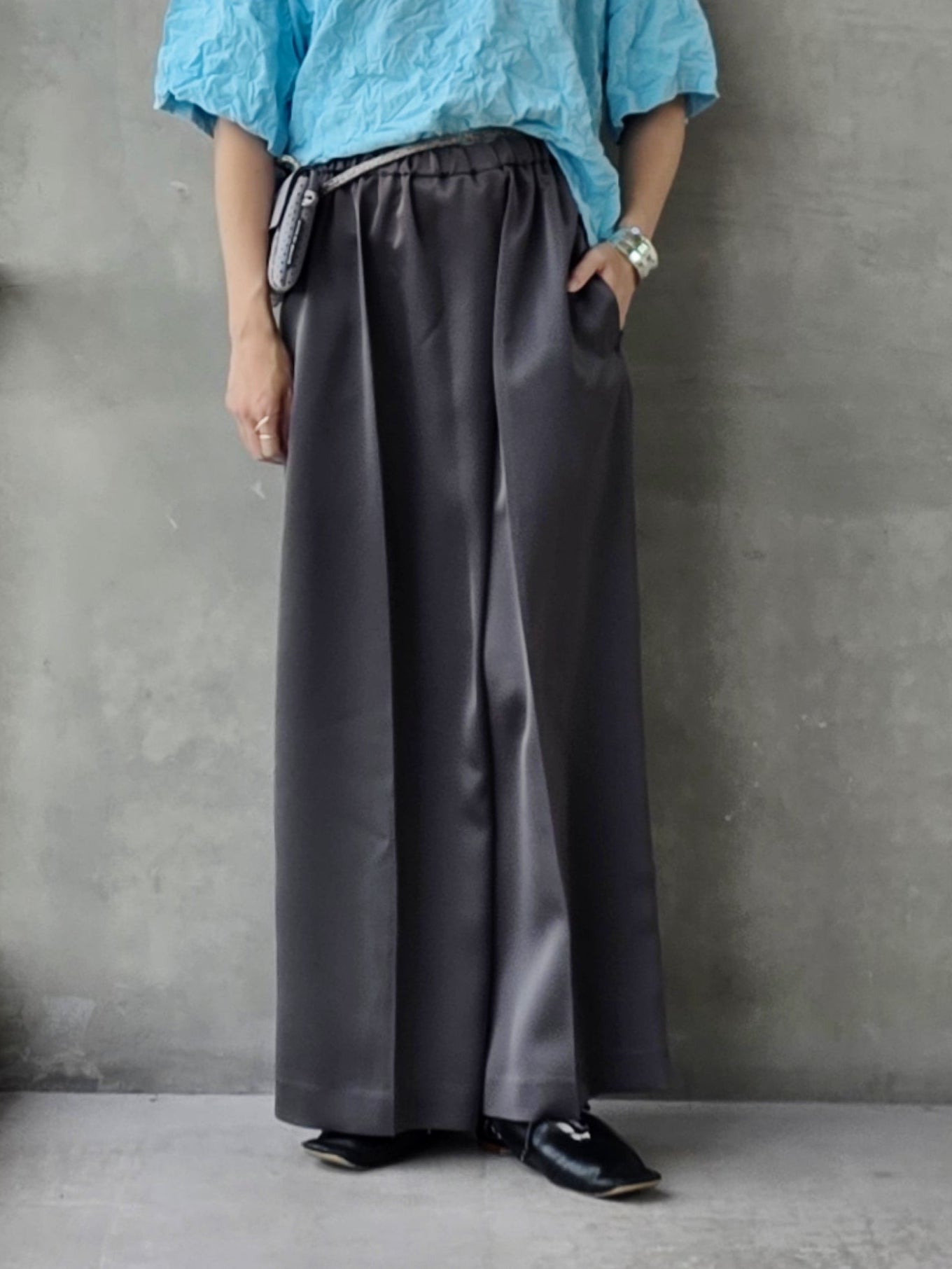 ENFOLD CROPPED SAROUEL-PANTS