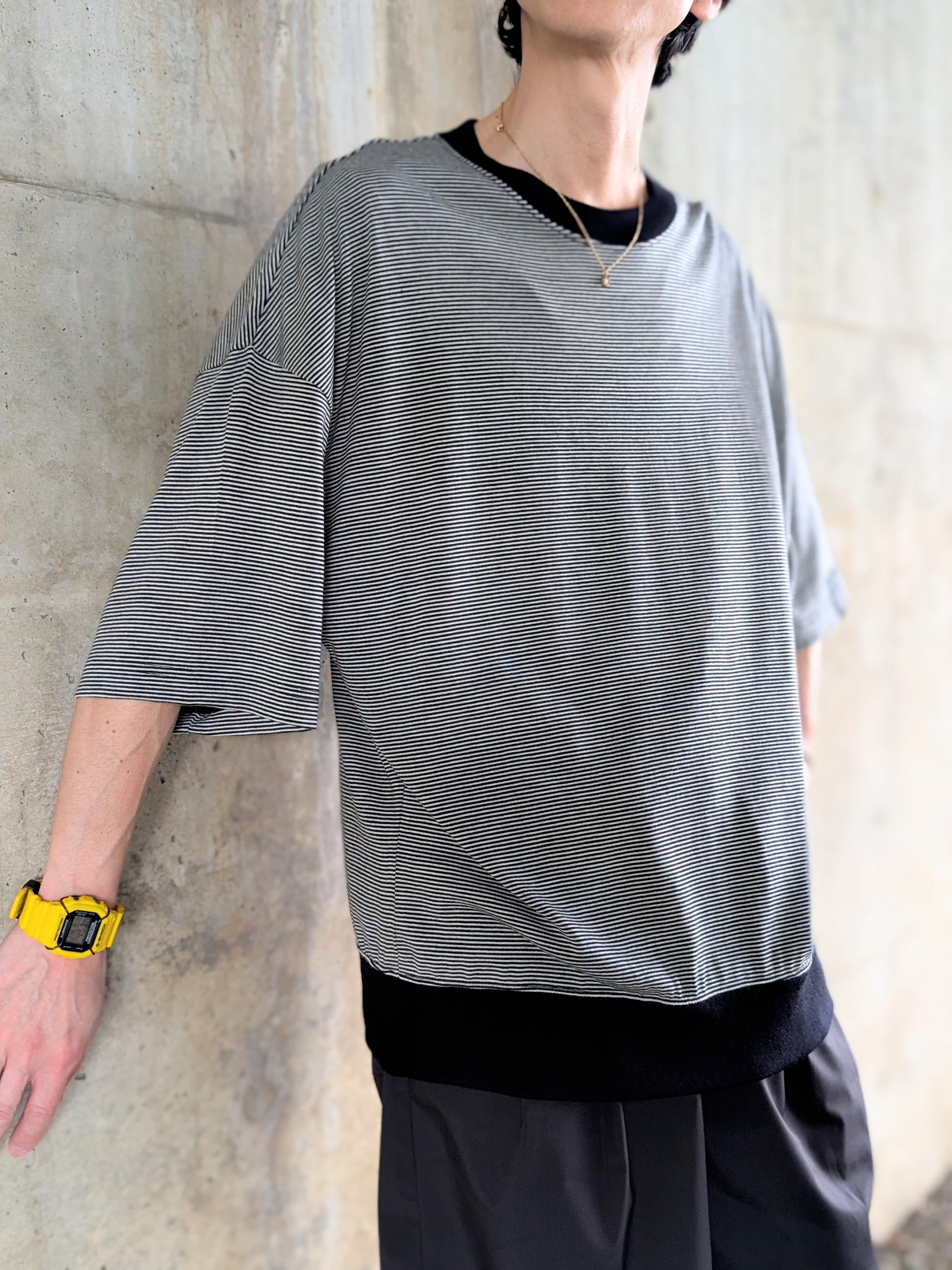 N.HOOLYWOOD 2261-CS60-019 RIB T-SHIRT