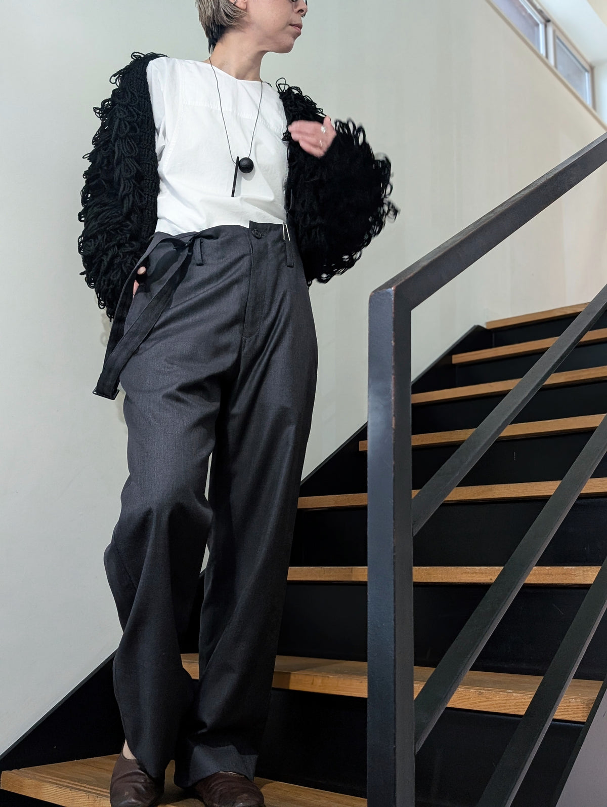 SEEALL SAW61 KN803 LOOPS CARDIGAN