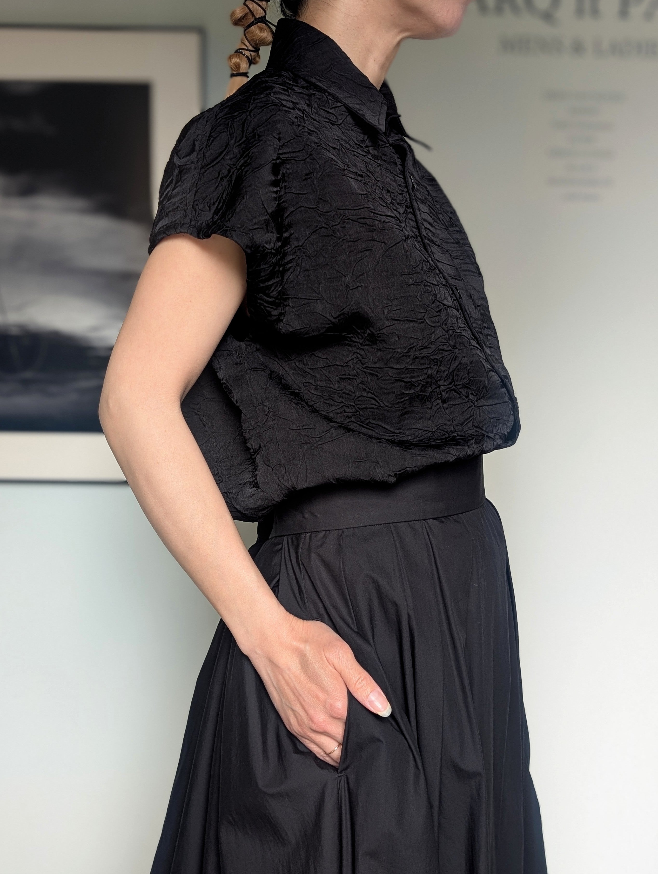 MADISONBLUE  J.BRADLEY SLEEVELESS SHIRT SATIN