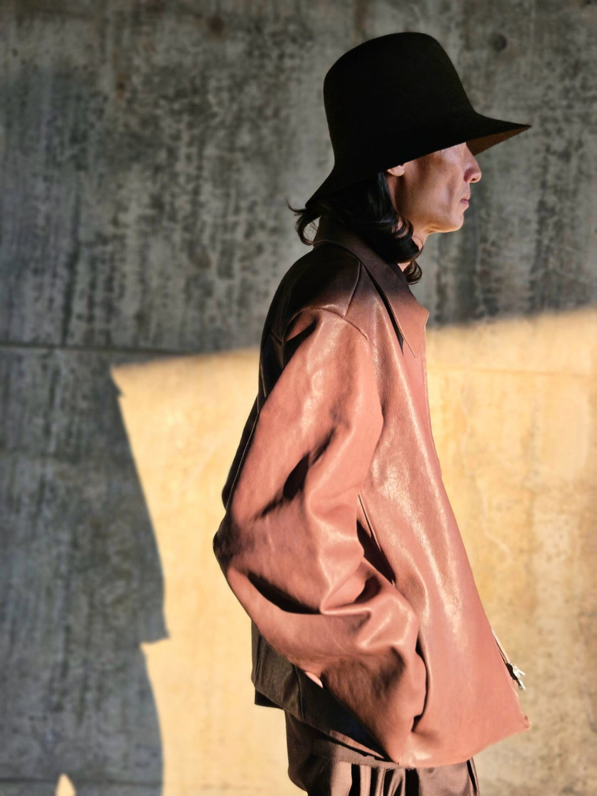 GABRIELA COLL GARMENTS  S19 NO.285 DUST LEATHER POCKET JACKET