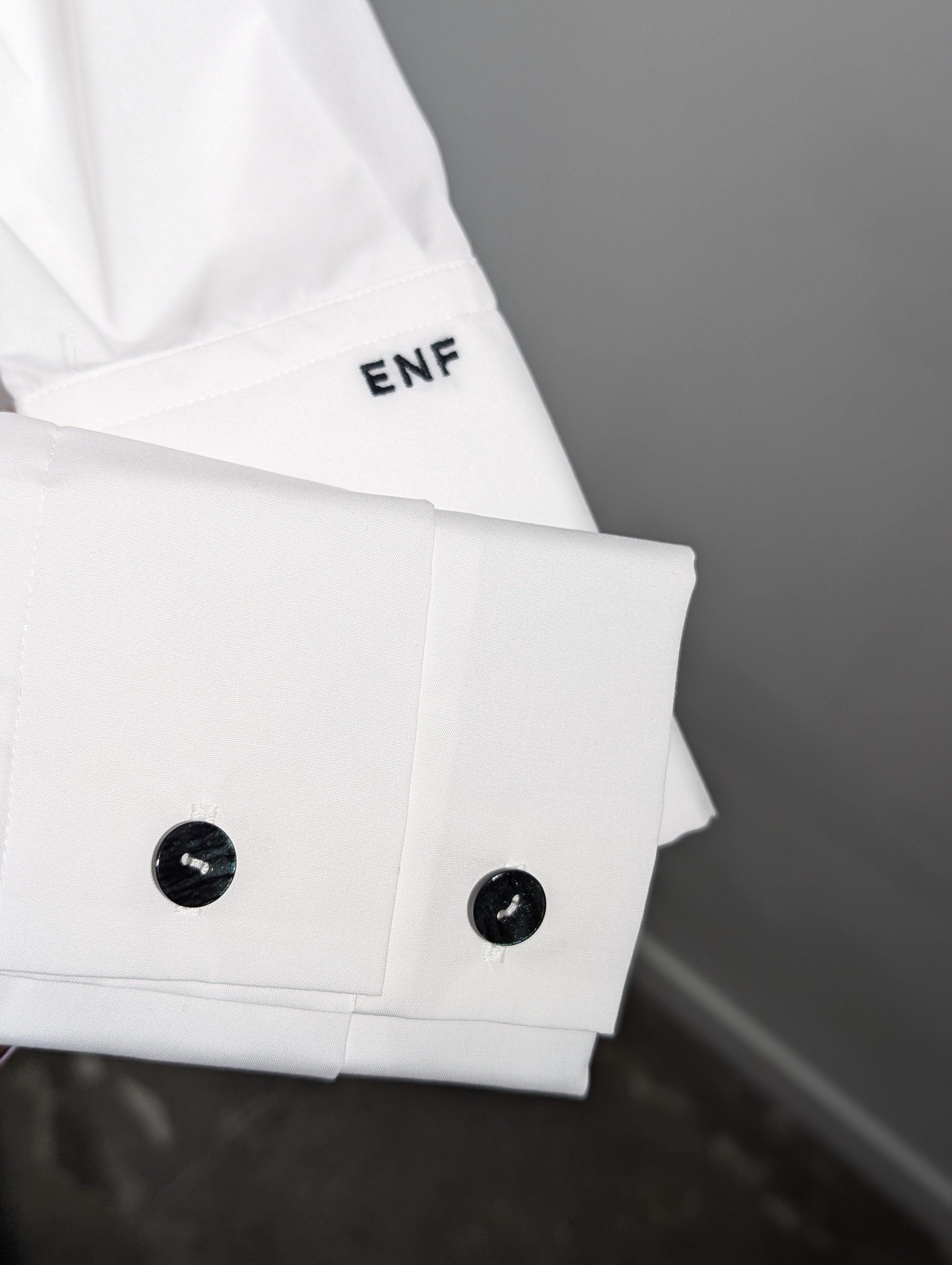 ENFOLD  LAYERED CUFFS SHIRT