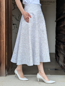 MADISONBLUE   PANEL FLARE SK TWEED