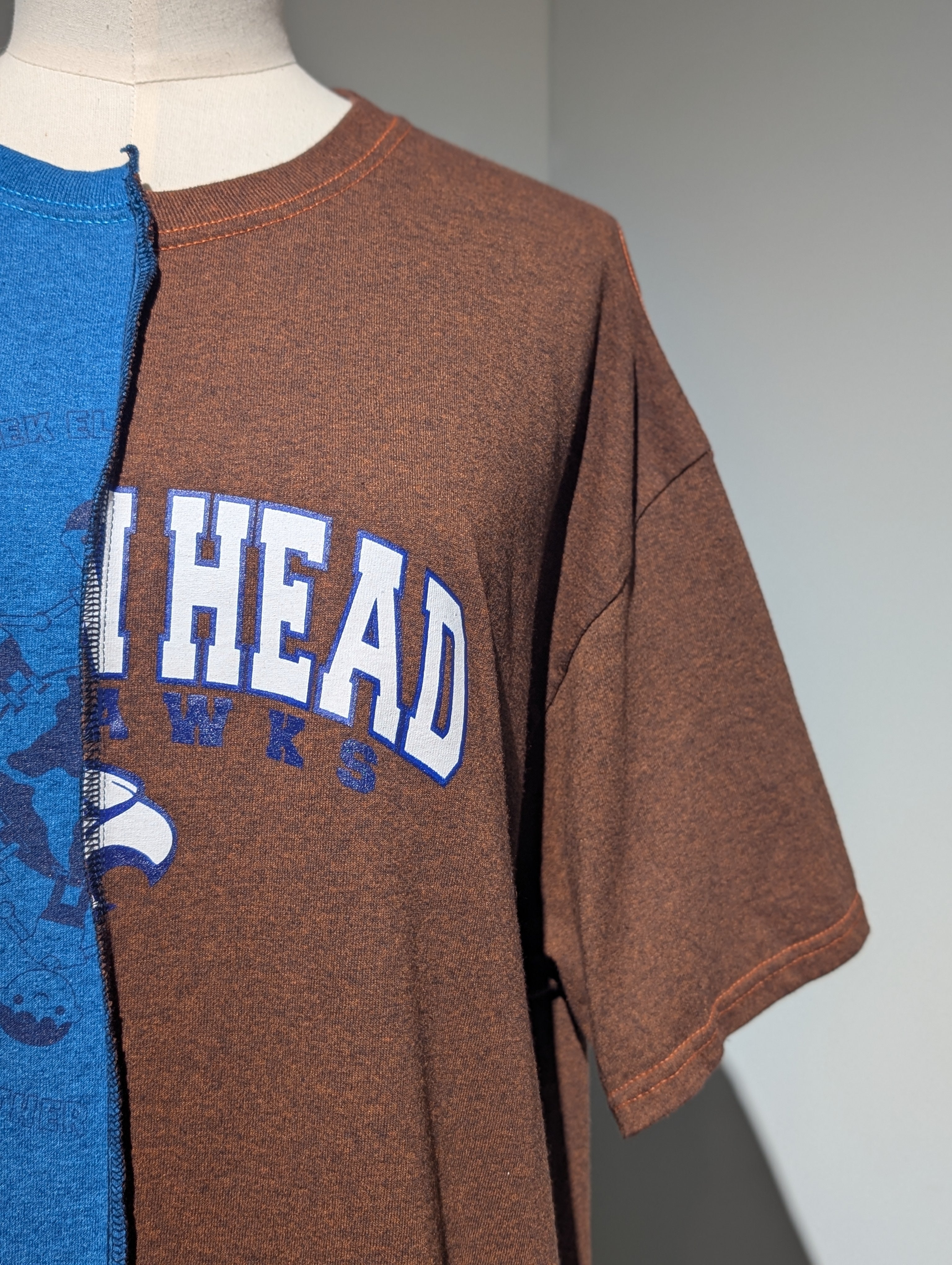 QUIITO HALF DYED LOGO TEE