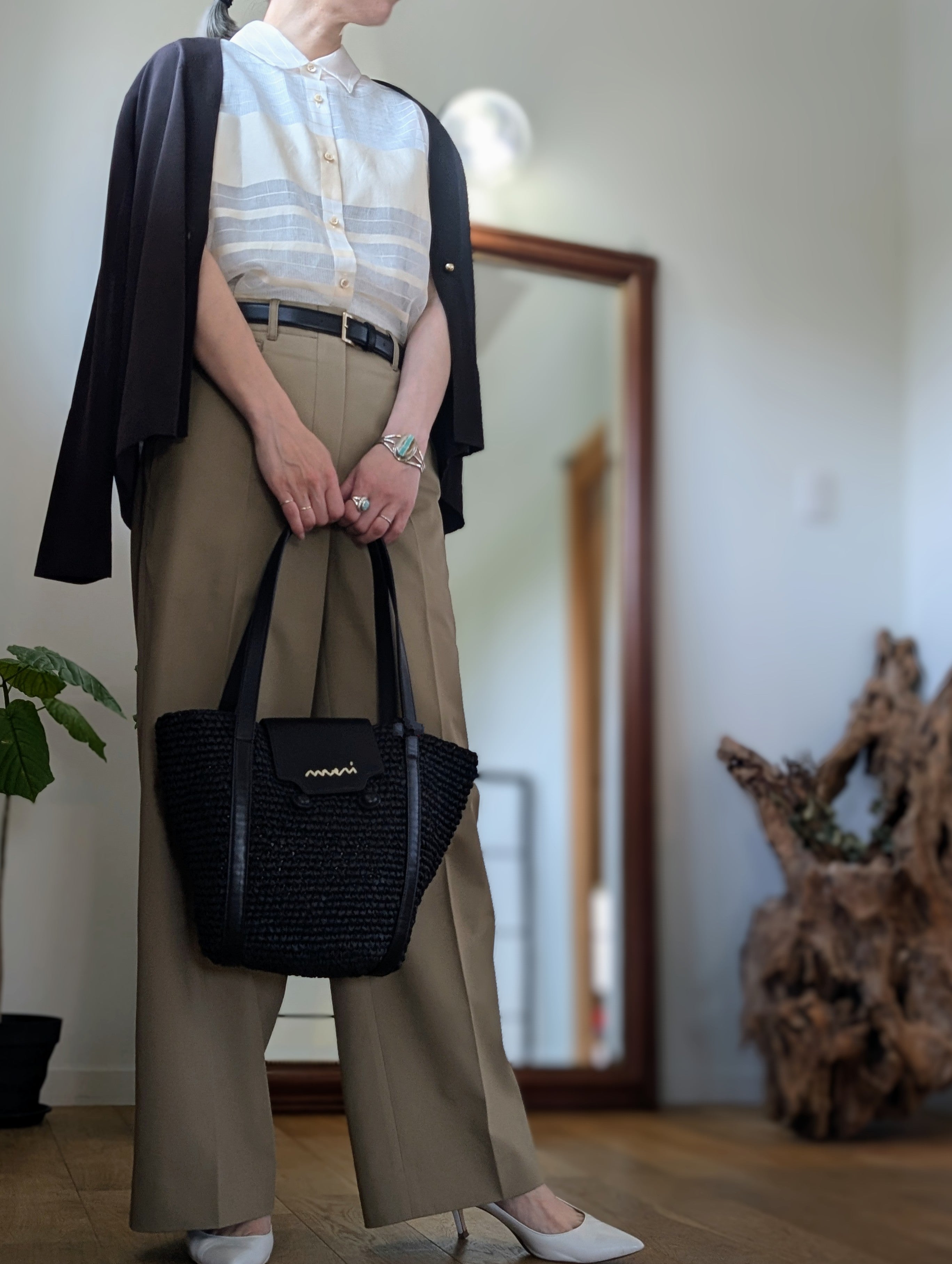MARNI   SHMP0117U1P832100N99 Trunkaroo ビーチトートバッグ