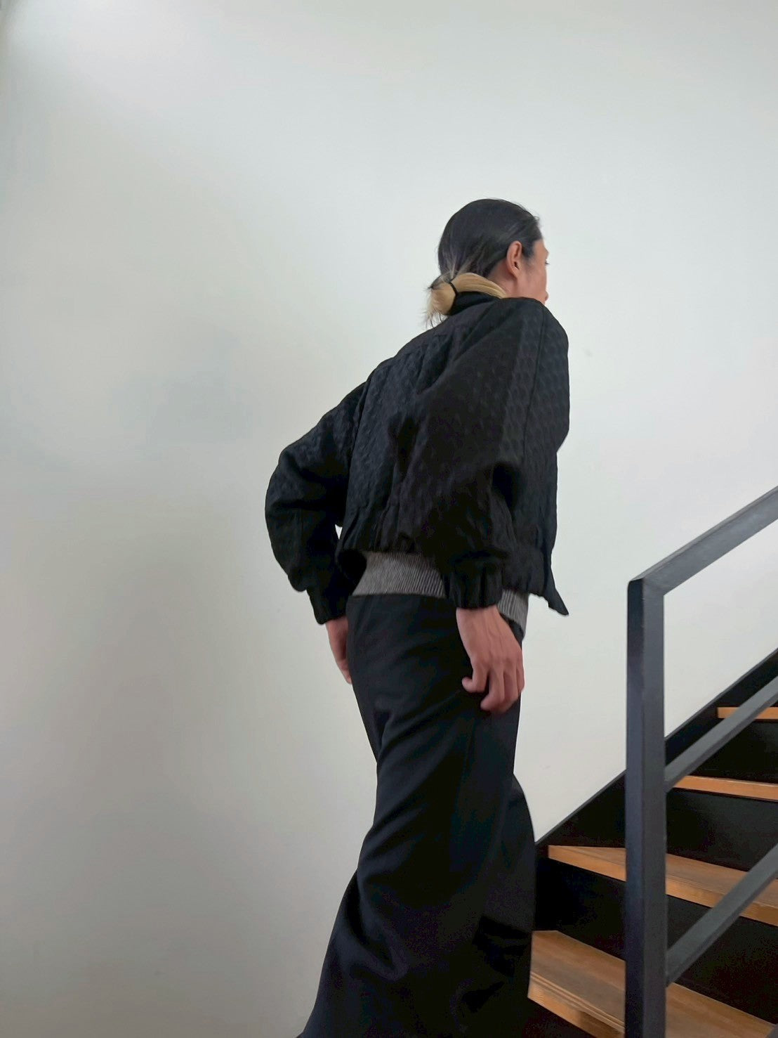 AEHRR 【Draping Yoke Raglan Sleeve Bomber JK】
