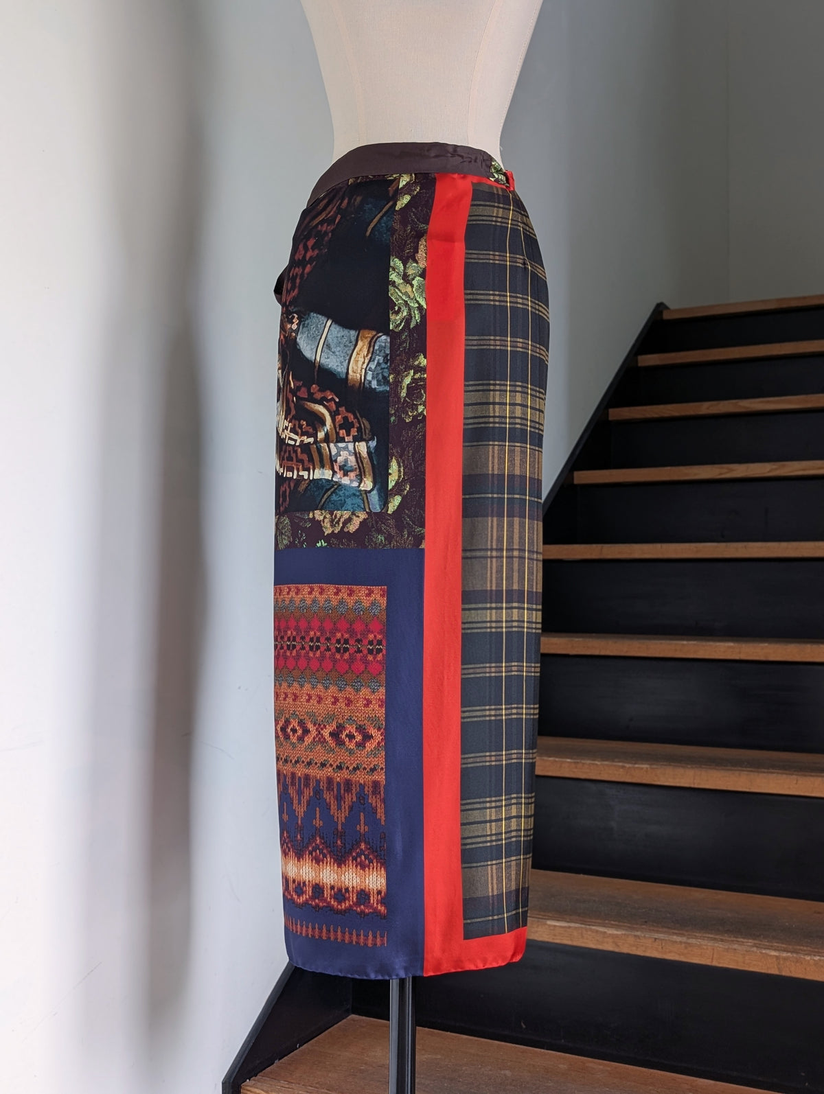 DRIES VAN NOTEN【262-010804】SCARFY LONG 4058 W.W.SKIRT