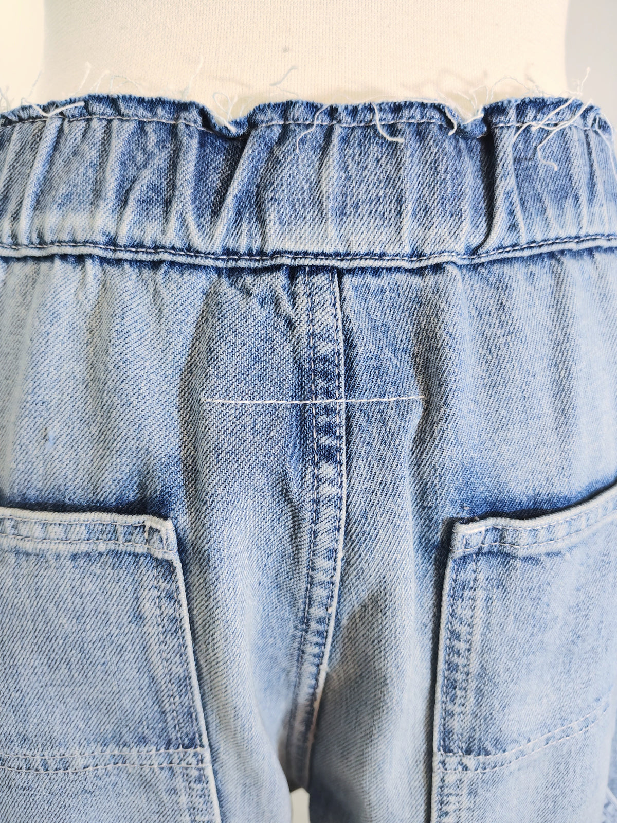 MM⑥ S52KA0578　ワイドレッグデニムパンツ