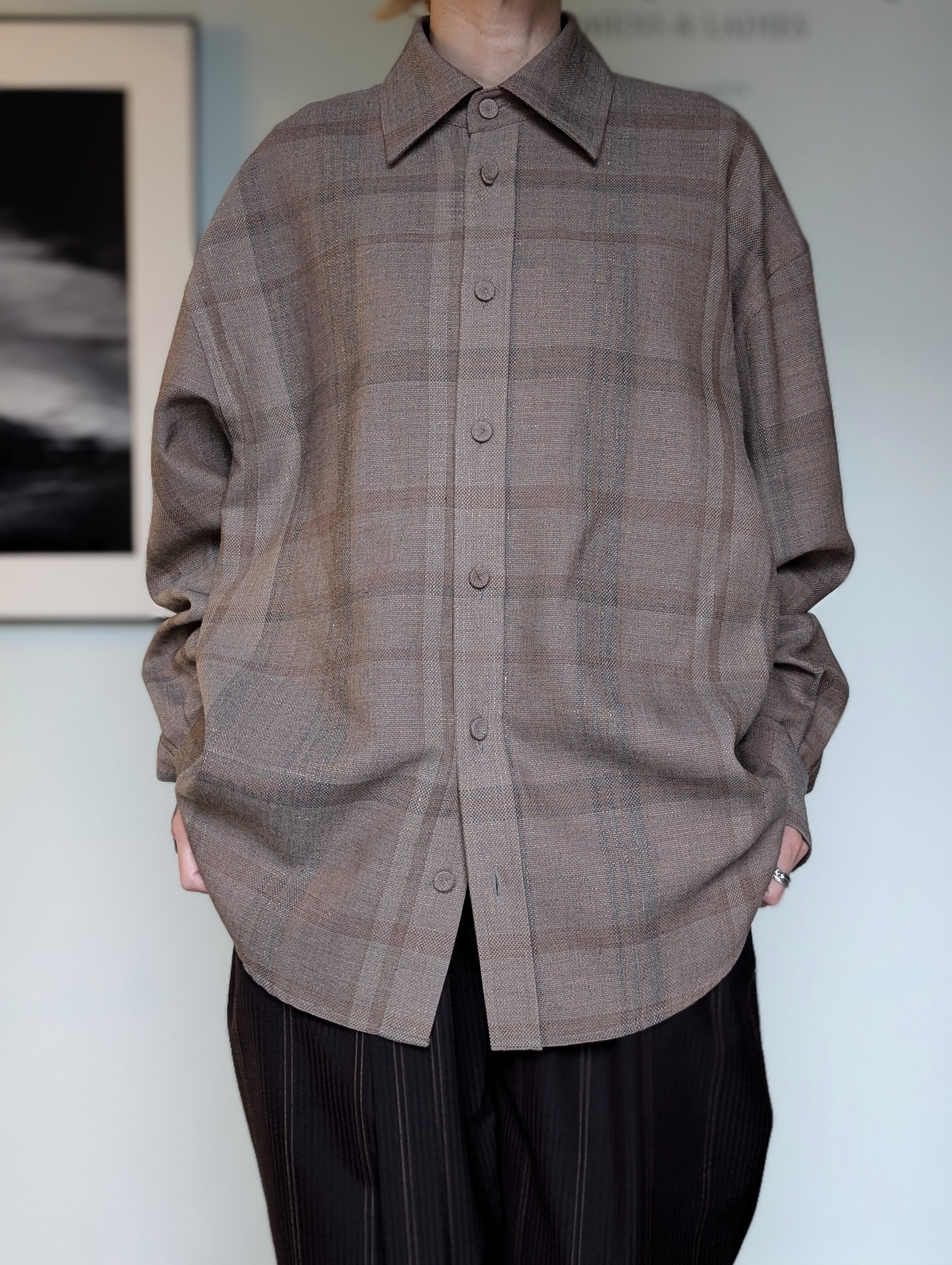 SEEALL SAW63 SH101 (MK-002) OVERSIZED COCOON SHIRTS
