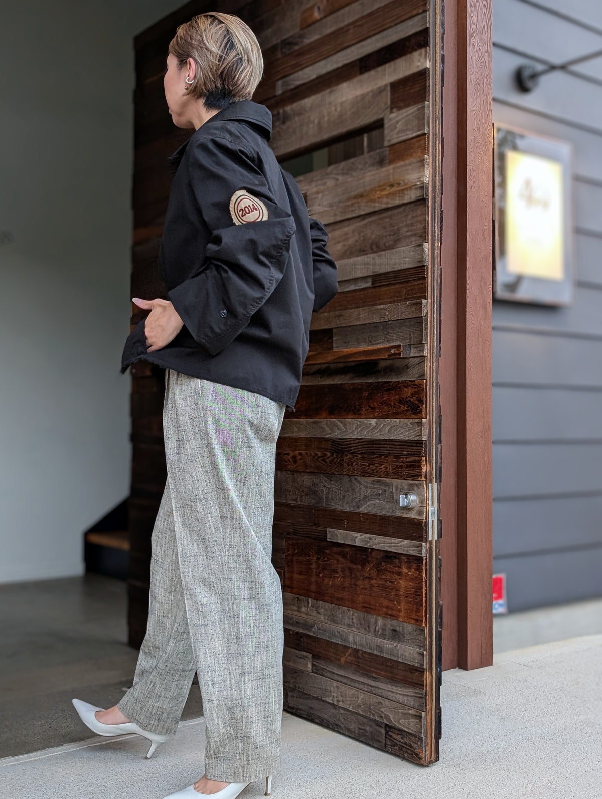 MADISONBLUE  REMAKE SHOP COAT