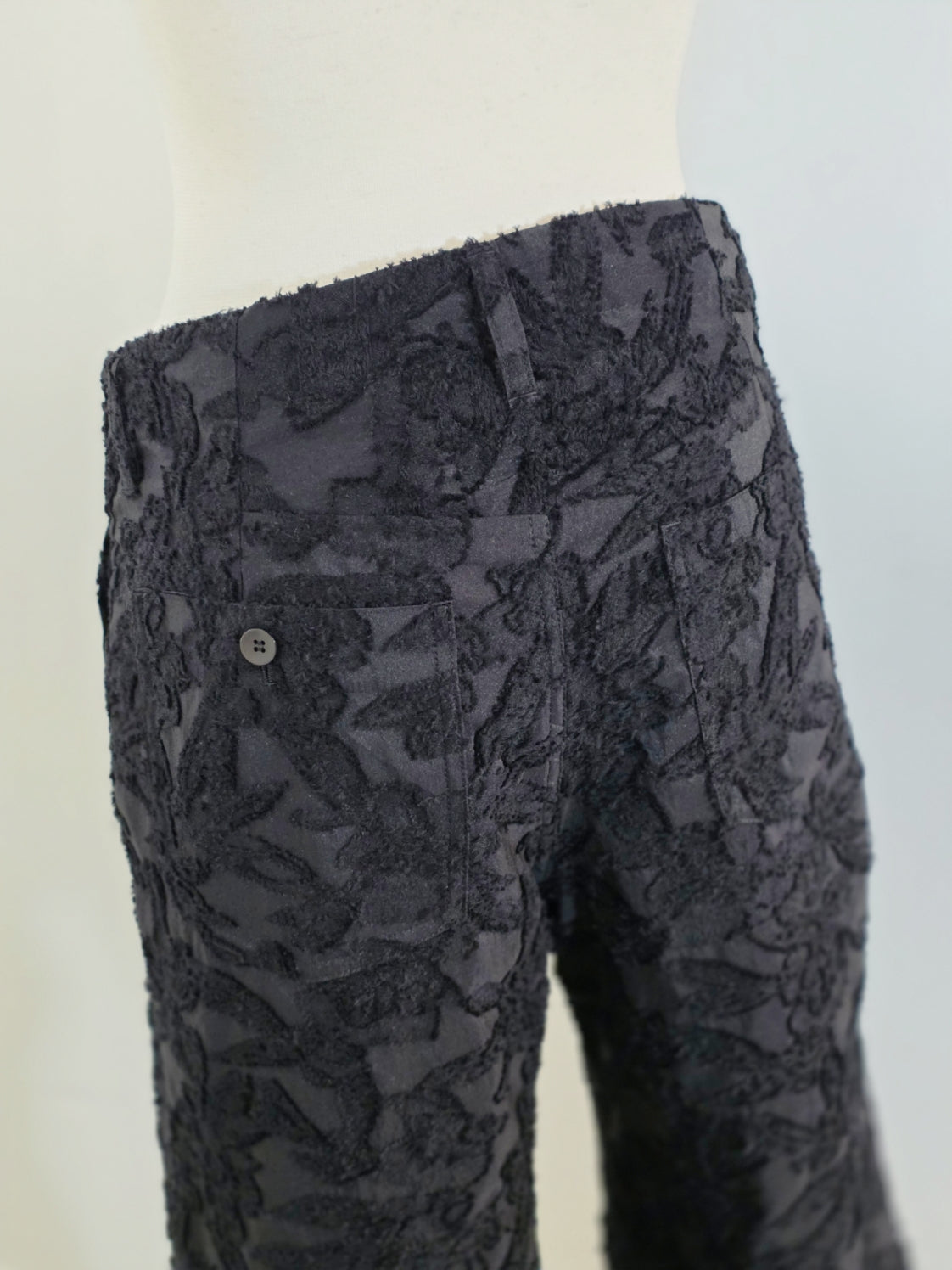 TANAKA  ST-251-BF EASY PANTS (BLACK FLOWER)