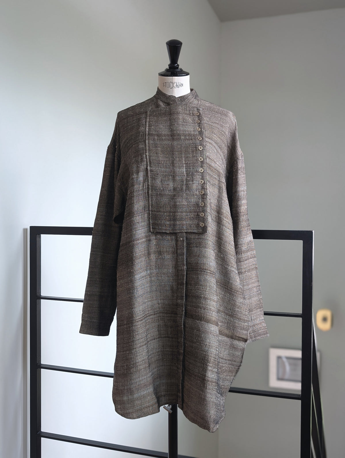 SEEALL SAW61 SH302 (I-004)BOTTONED LONG CHAMBRAY SHIRTS