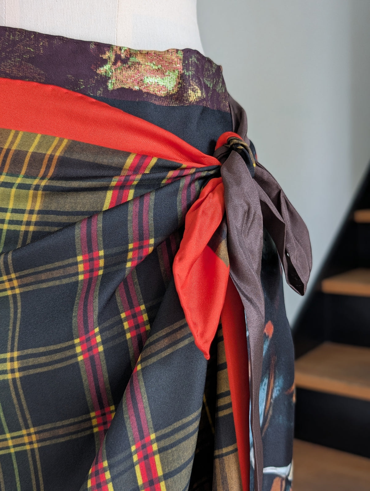 DRIES VAN NOTEN【262-010804】SCARFY LONG 4058 W.W.SKIRT
