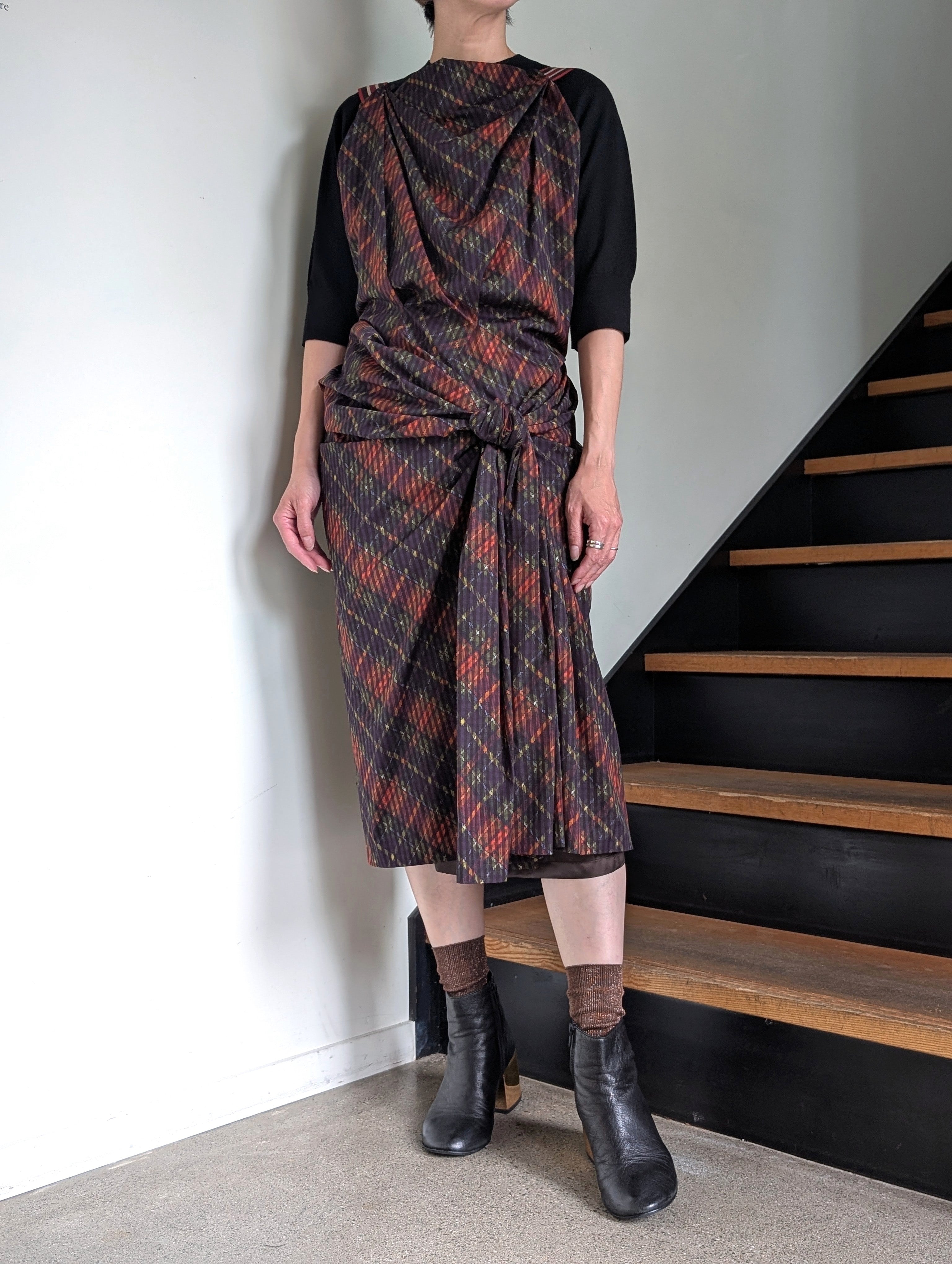 DRIES VAN NOTEN②【262-011008】DARALYN 4039 W.W.DRESS