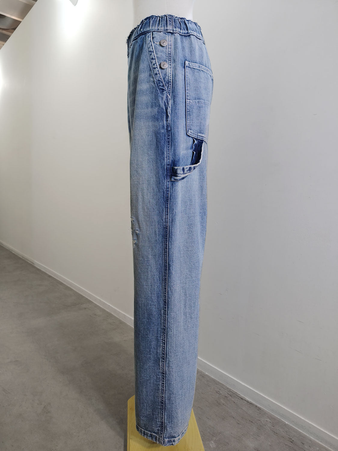 MM⑥ S52KA0578　ワイドレッグデニムパンツ