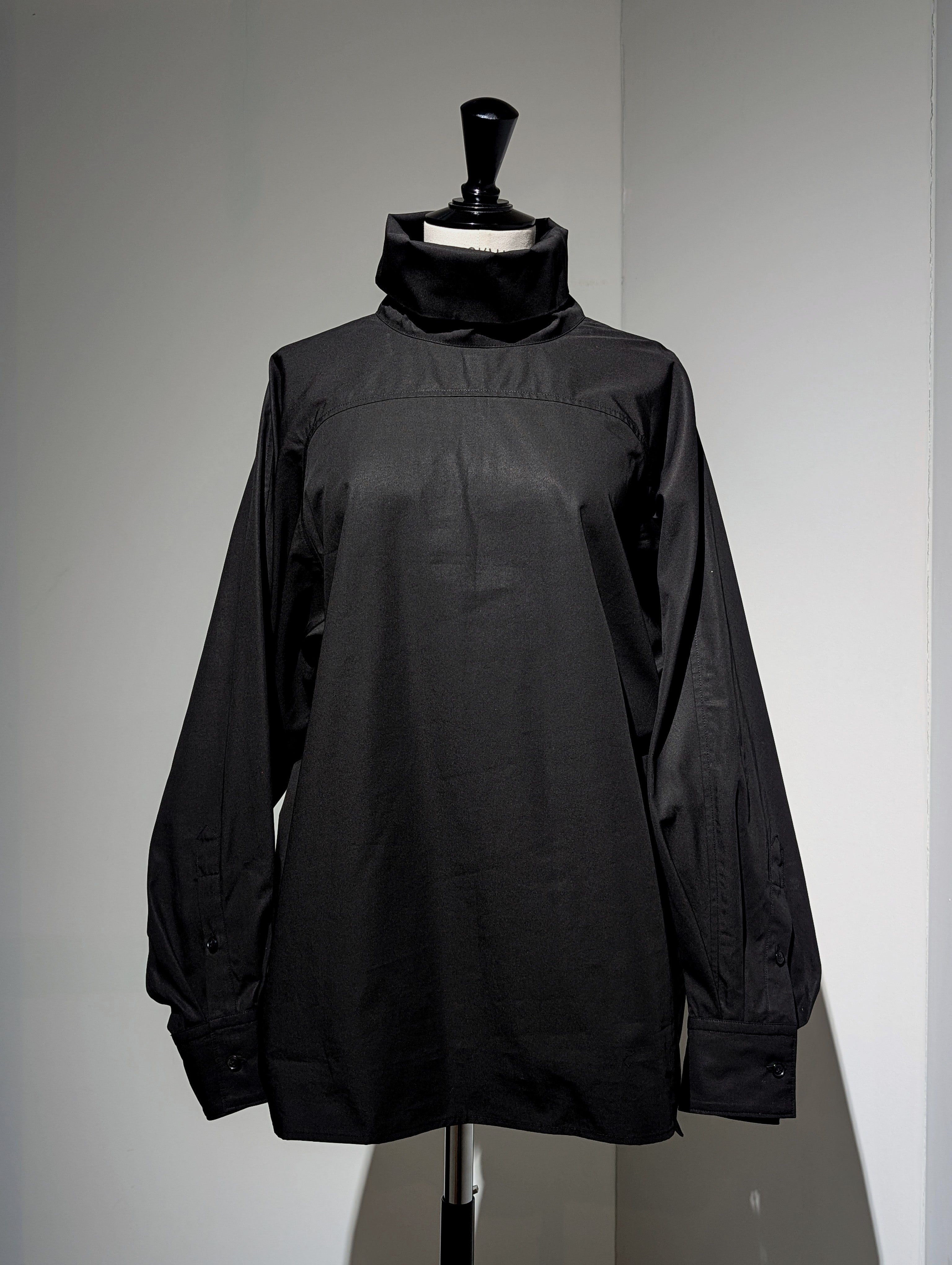 AEHRR 【Draping Yoke Raglan Sleeve Pullover Turtle Shirt】
