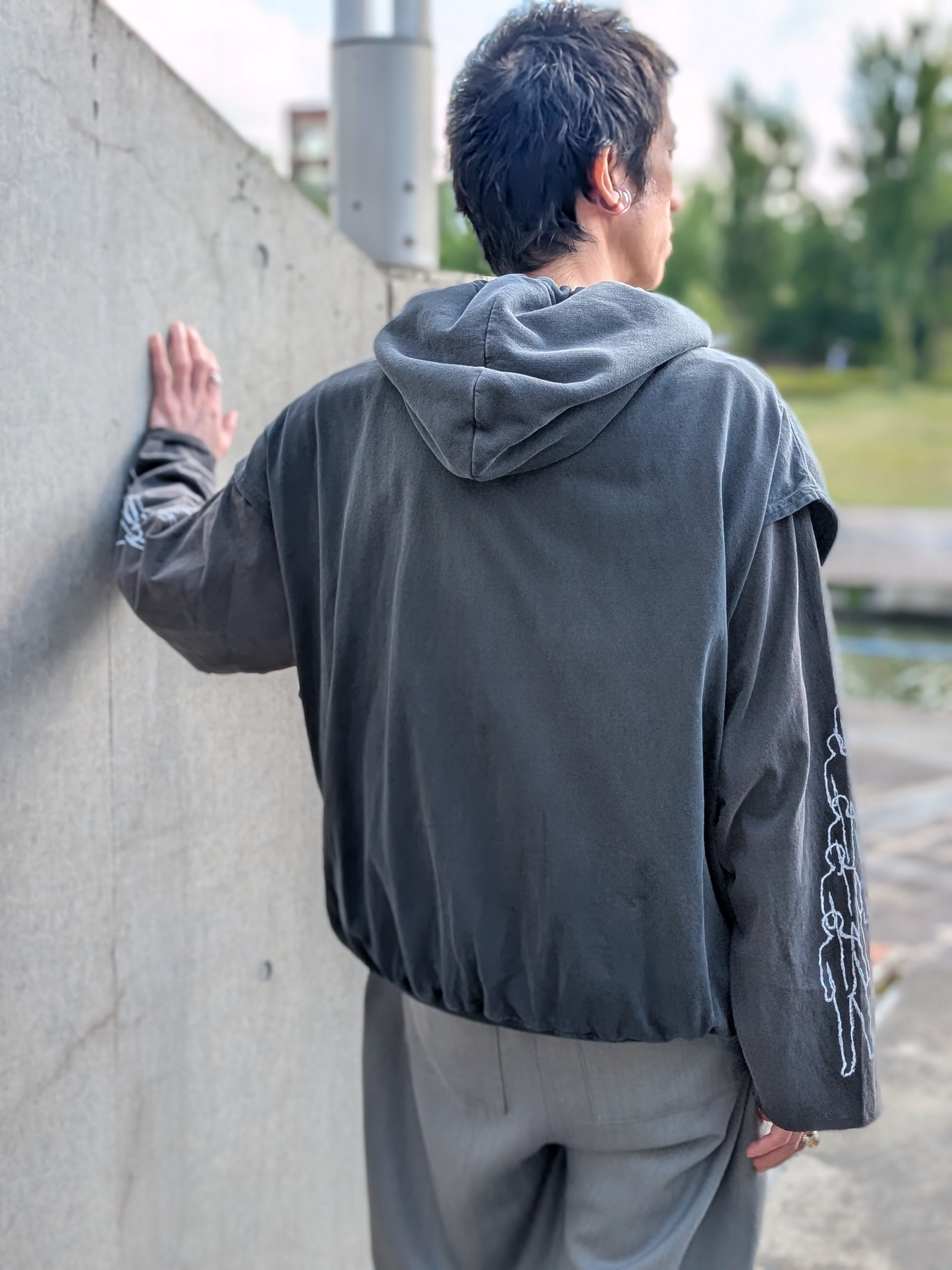 N.HOOLYWOOD × Champion C8-D109 REVERSIBLE HOODIE