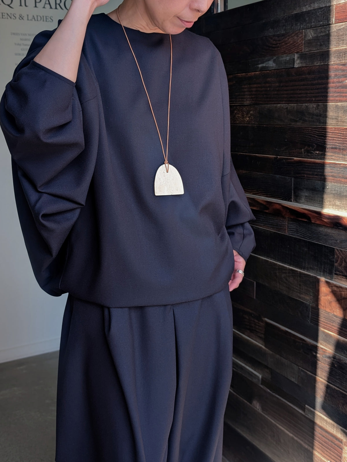 AEHRR 【021 Draping Form Crewneck PO】