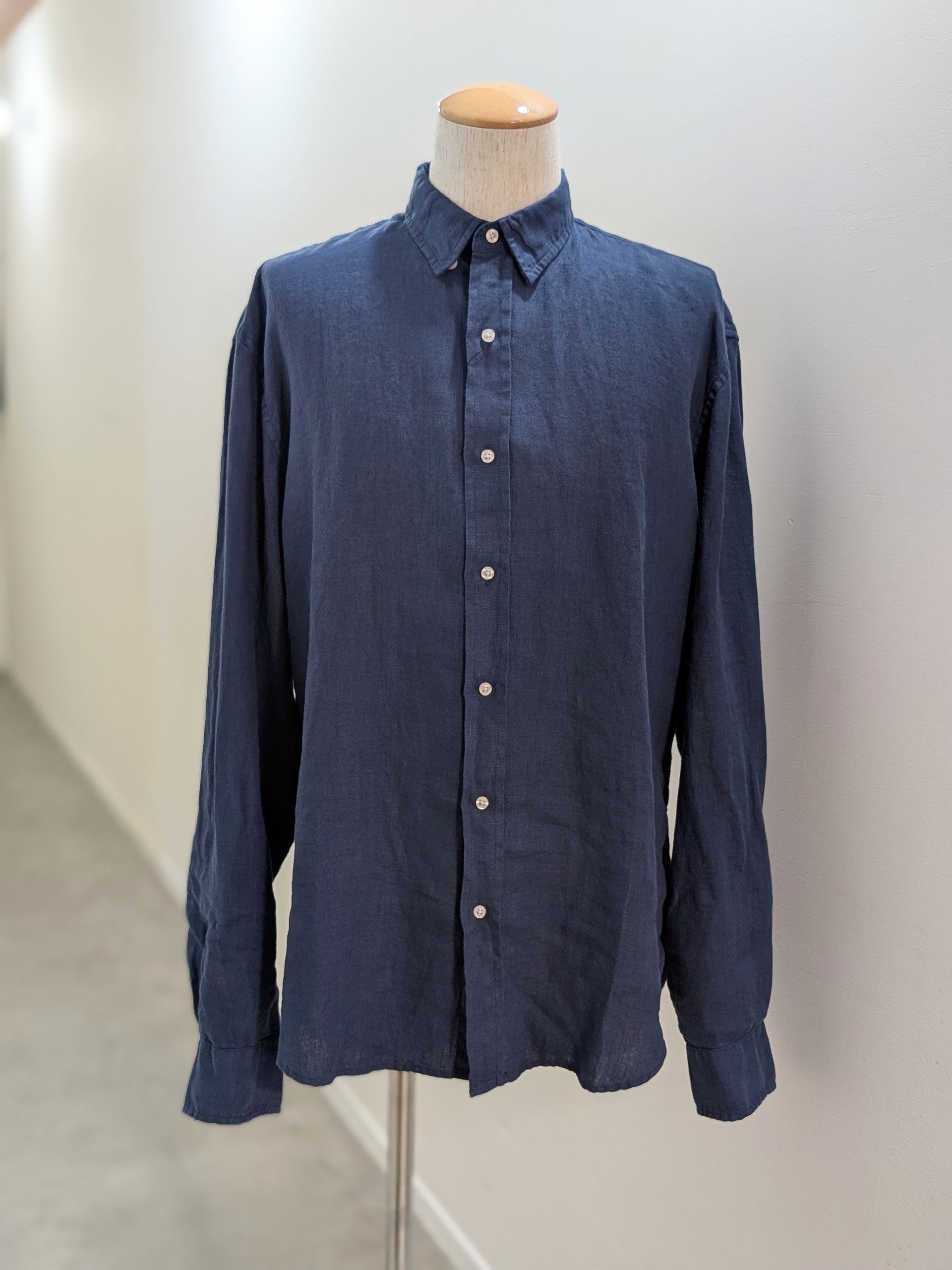 Frank&Eileen "FINBAR" WASHED LINEN SHIRTS