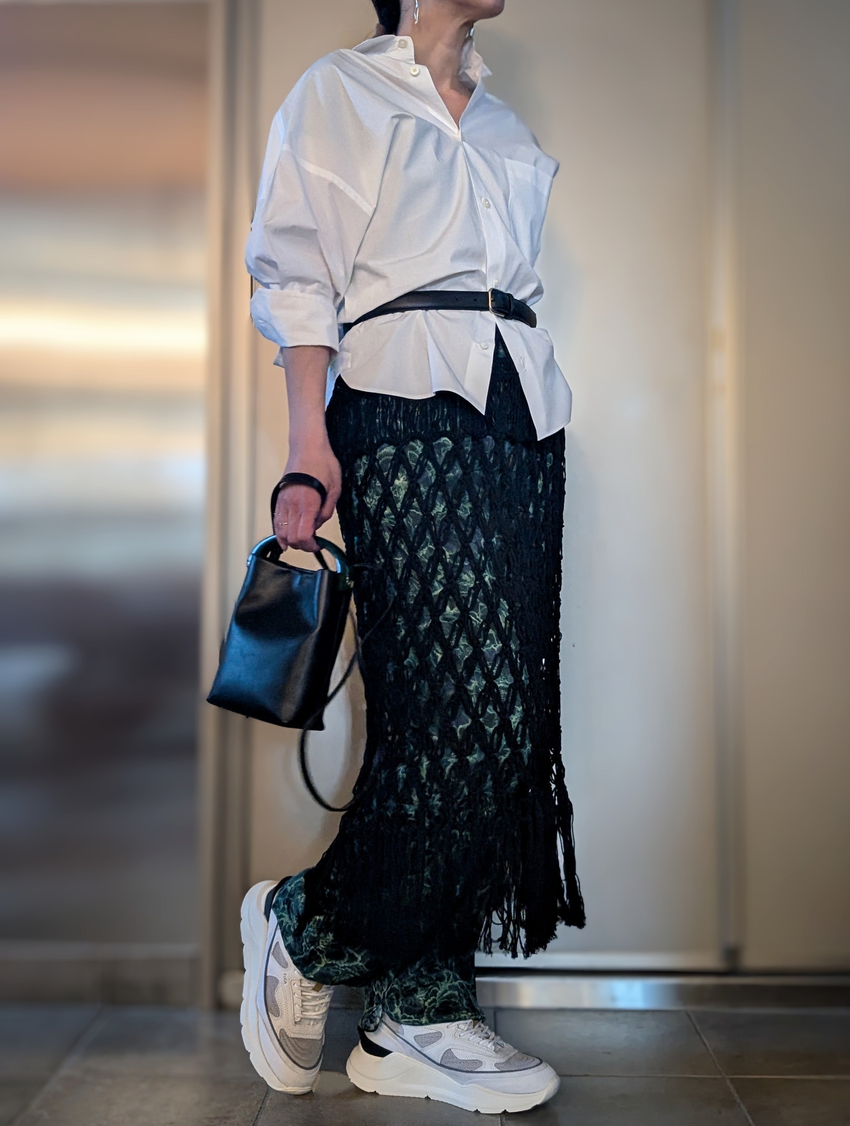 SEEALL  SAW53 KN-806 CROCHET SKIRT TRIVAL