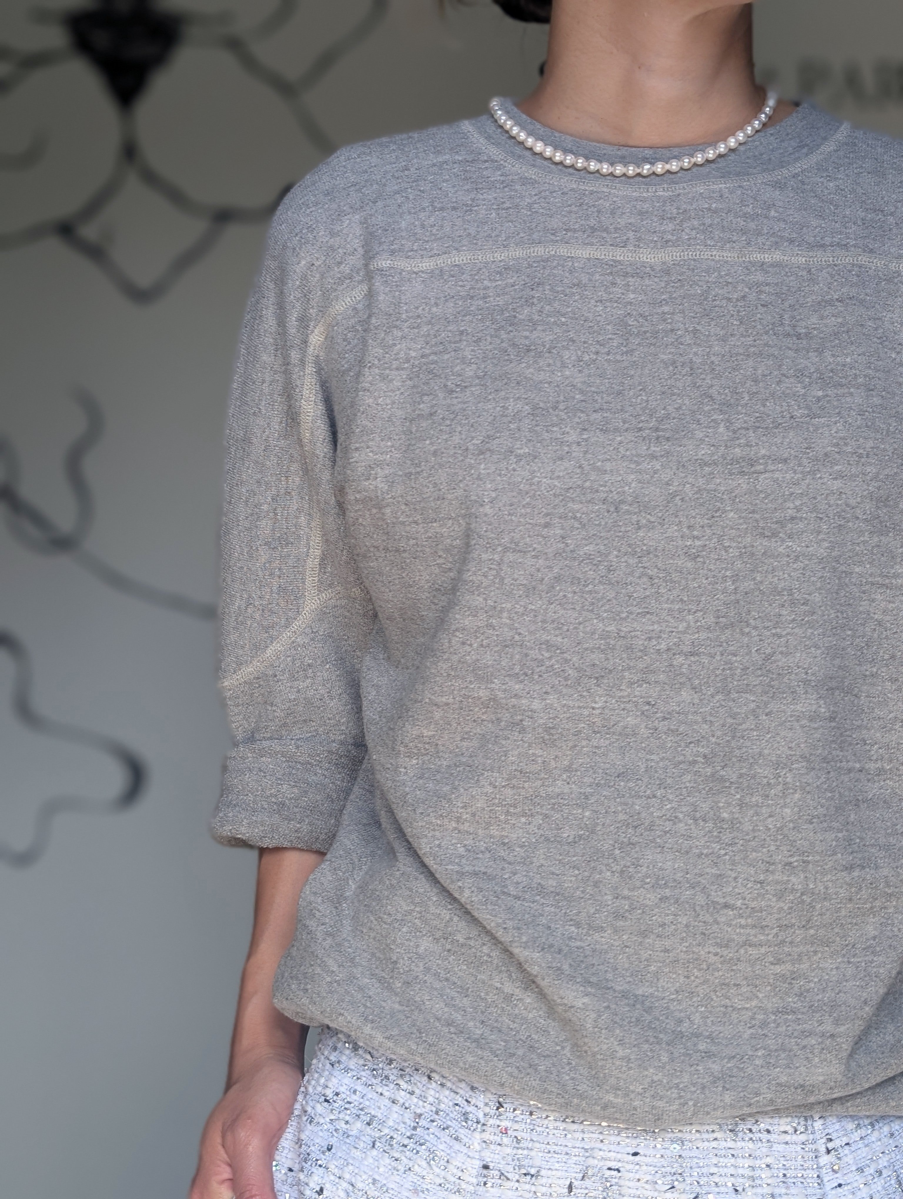 MADISONBLUE  FOOTBALL TEE SWEAT