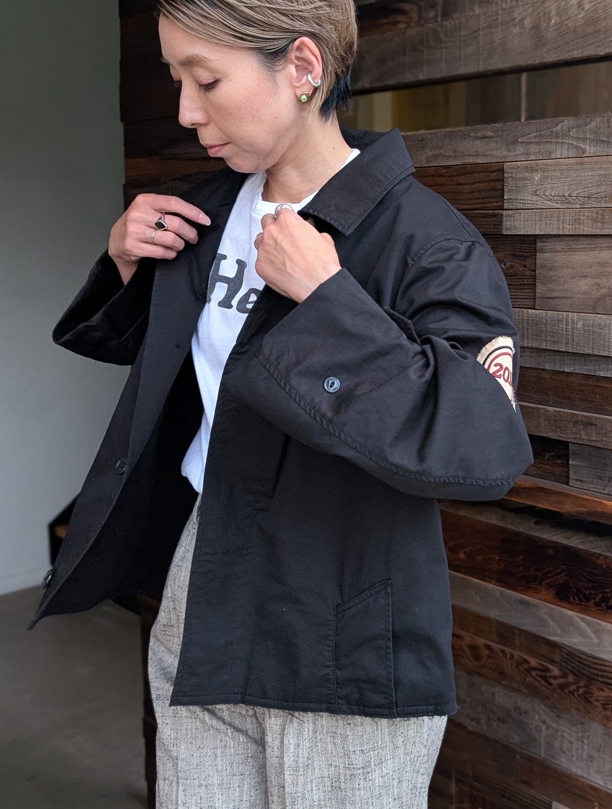 MADISONBLUE  REMAKE SHOP COAT