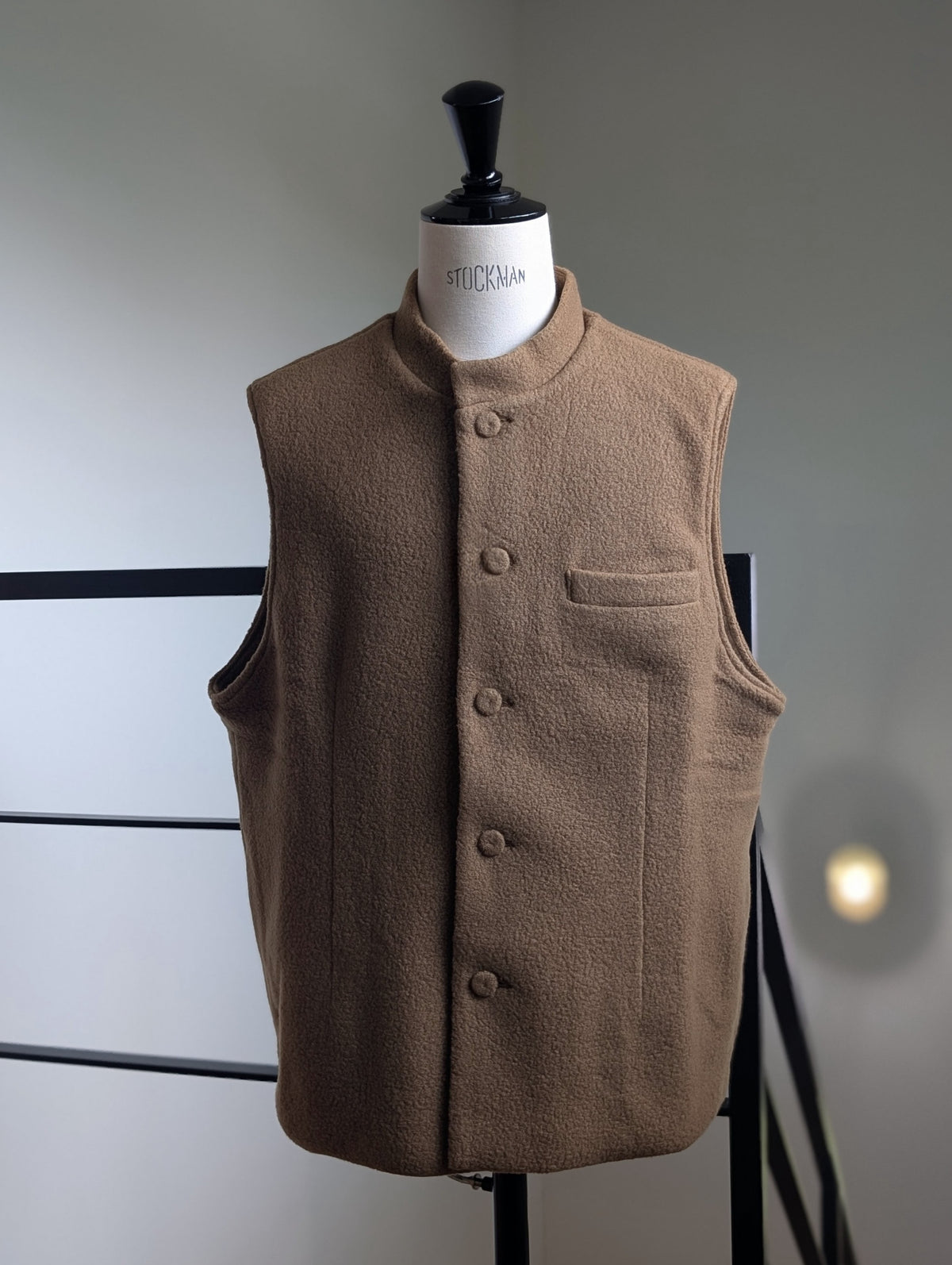 SEEALL  SAU61 GL981(MM-002) STAND COLLAR GILET