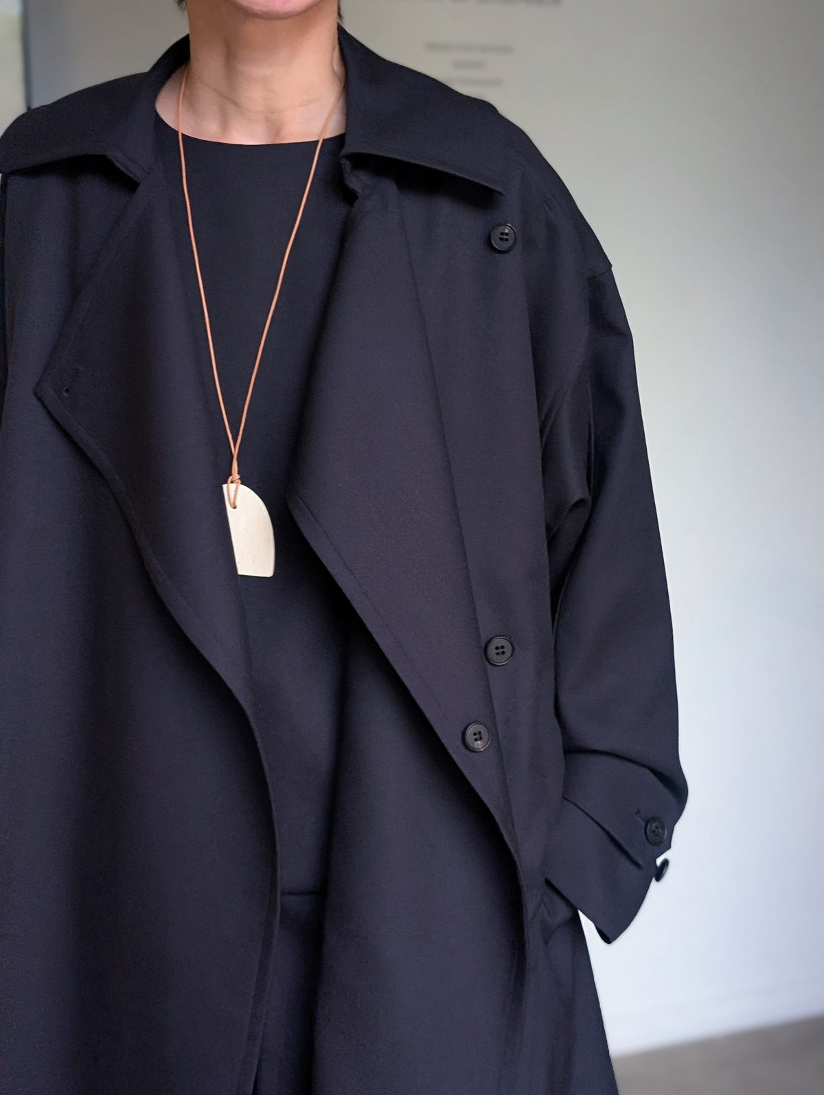 AEHRR 【091 Draping Oversize Wrap Coat】