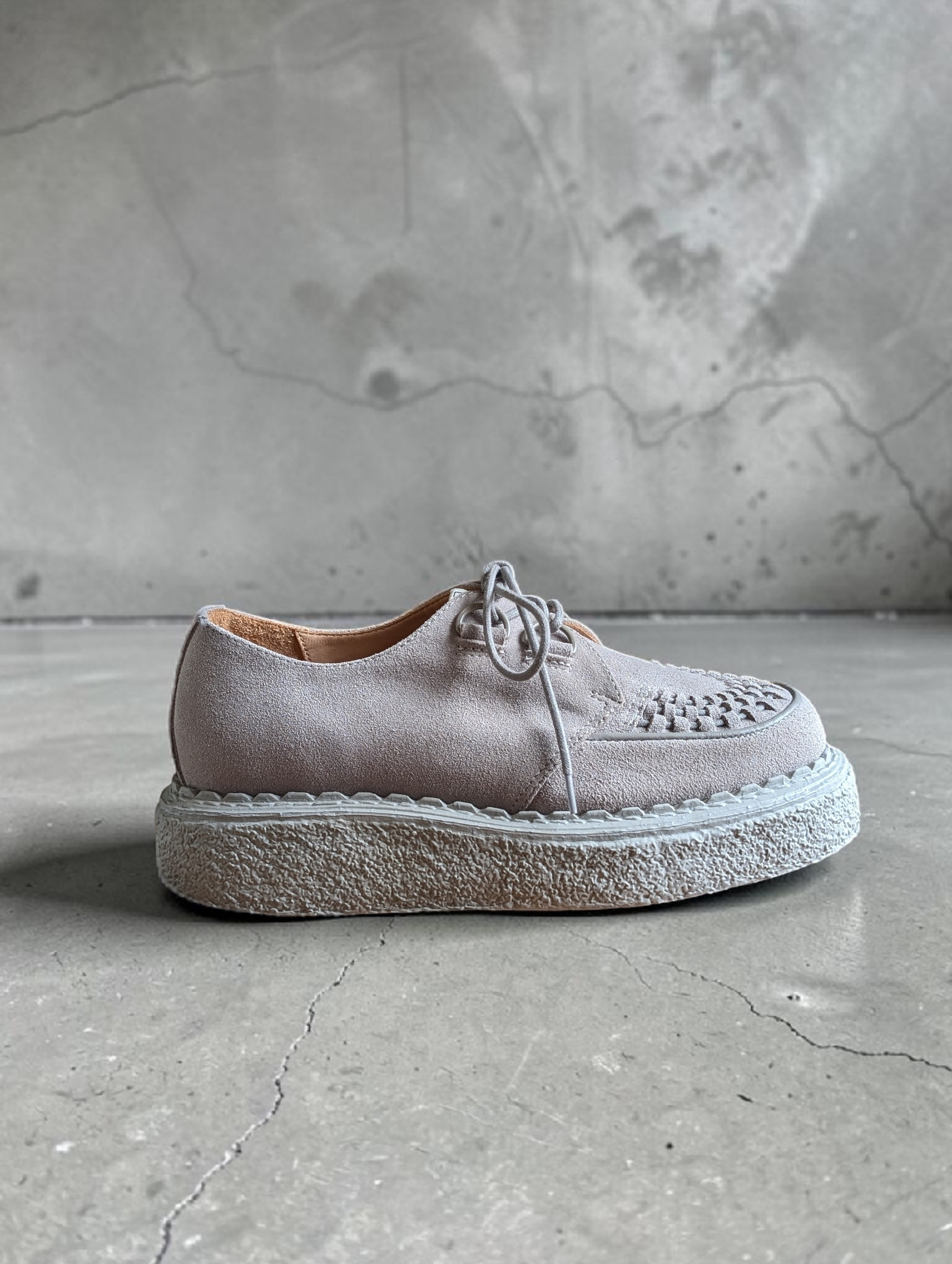 General Scale . Maison MIHARA YASUHIRO / "DAVID"Suede Inter Lace Shoes