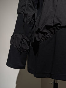 ENFOLD  PUFF-VOLUME LONG-SLEEVE-T-SHIRT