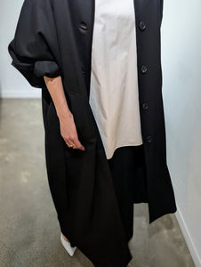 AEHRR 【Draping Yoke Raglan Sleeve Over Coat】