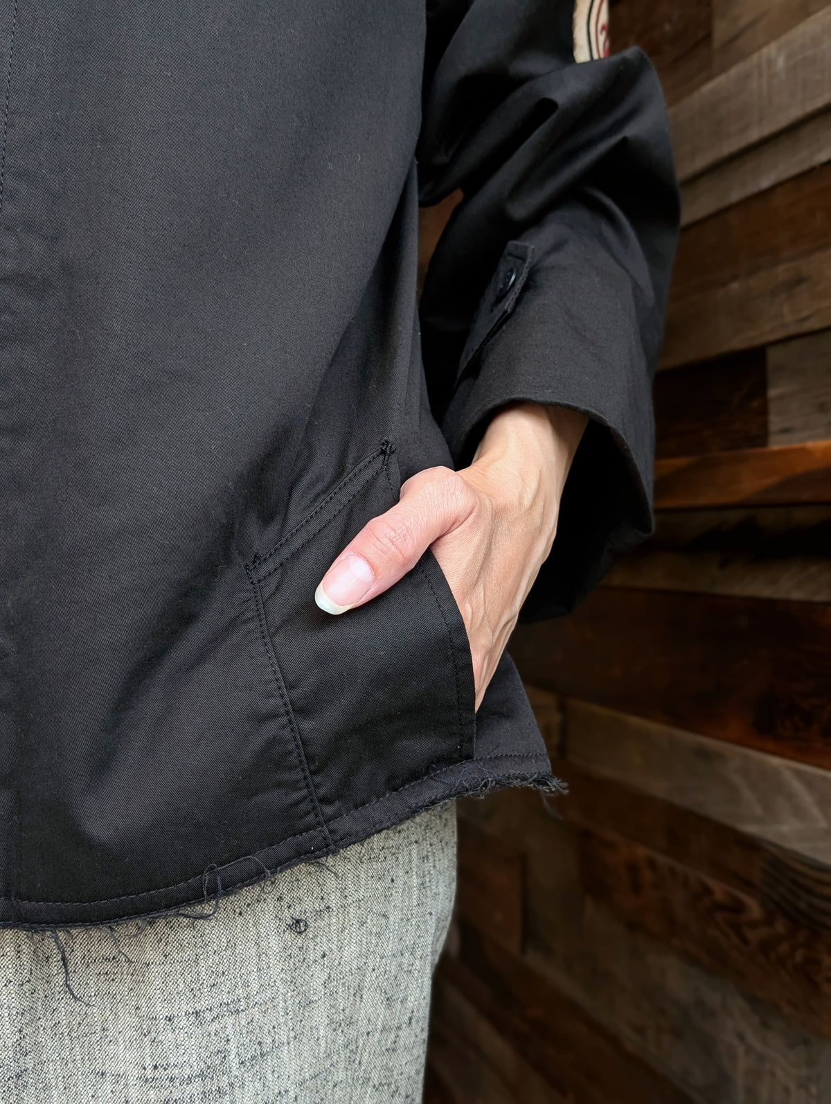 MADISONBLUE  REMAKE SHOP COAT