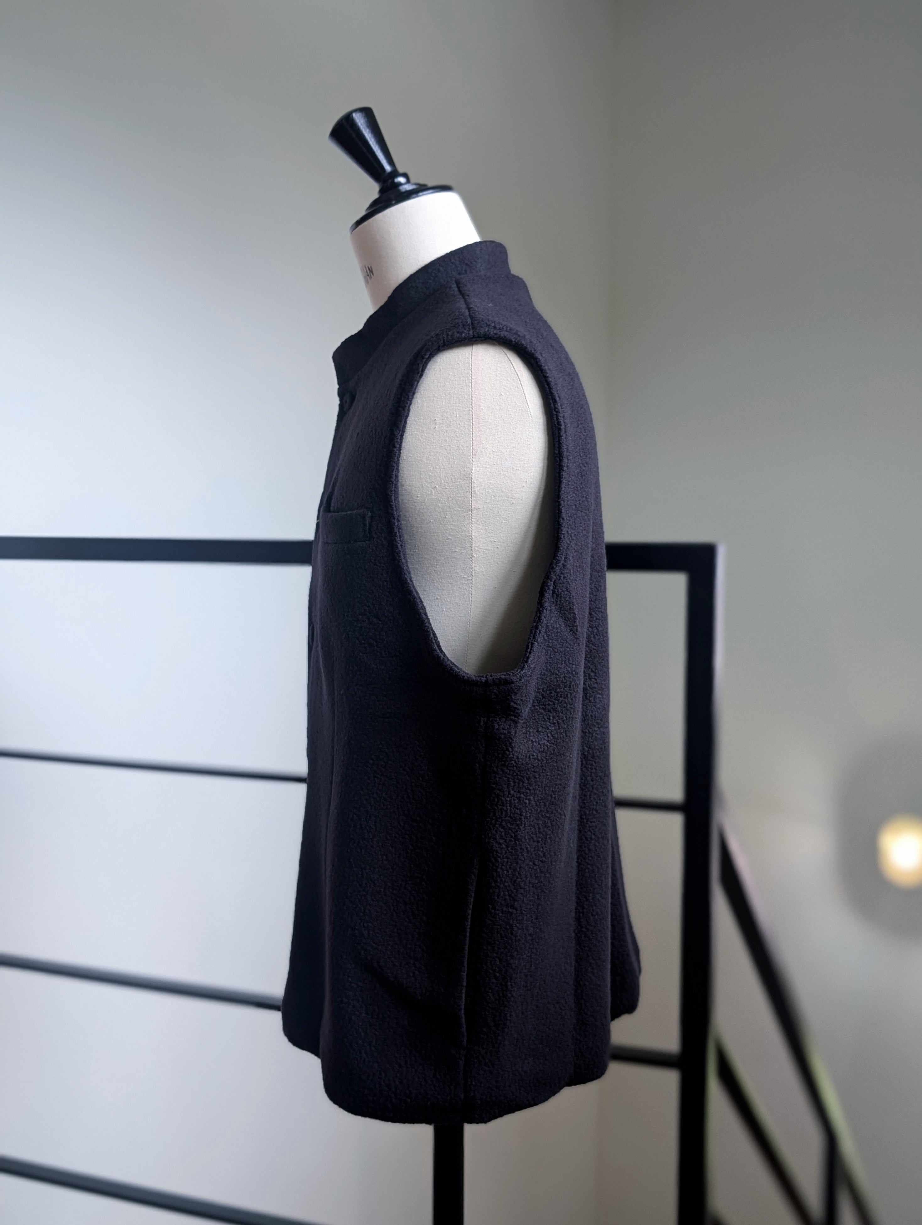 SEEALL  SAU61 GL981(MM-002) STAND COLLAR GILET
