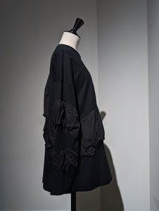 ENFOLD  PUFF-VOLUME LONG-SLEEVE-T-SHIRT