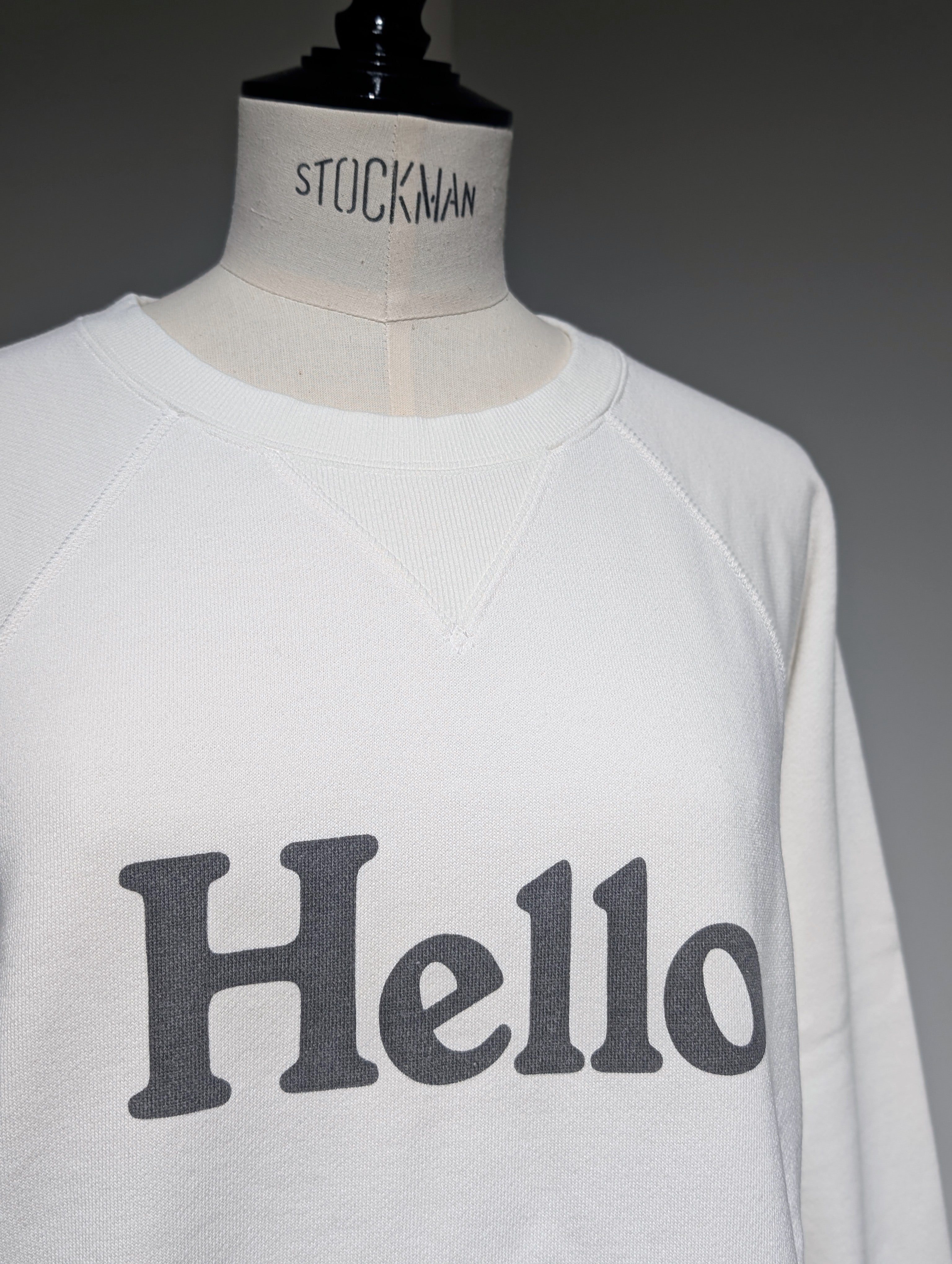 MADISONBLUE  HELLO SWEAT L/S URAKE DYED