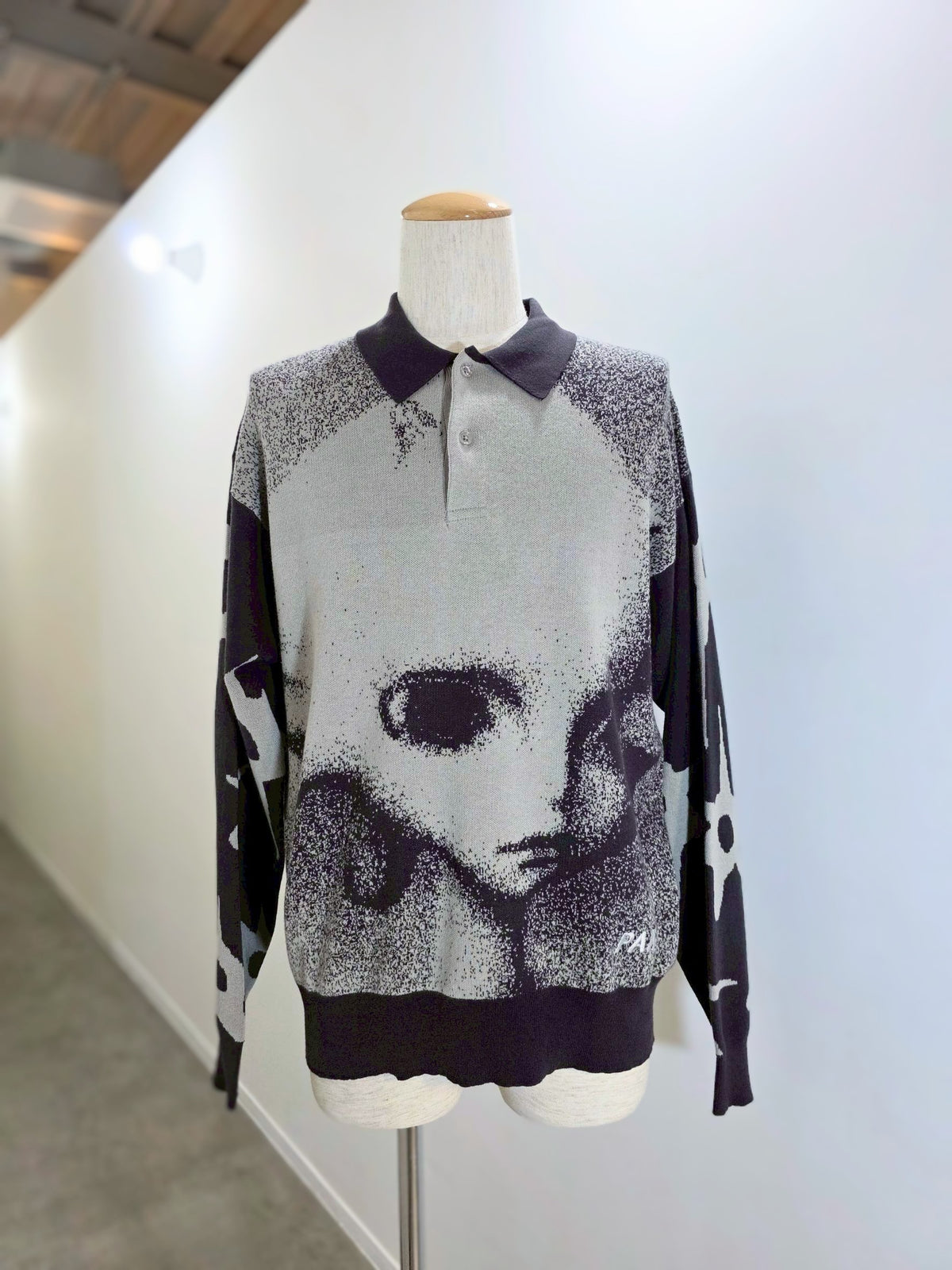 P.A.M CELESTIAL KNITTED POLO SWEATER