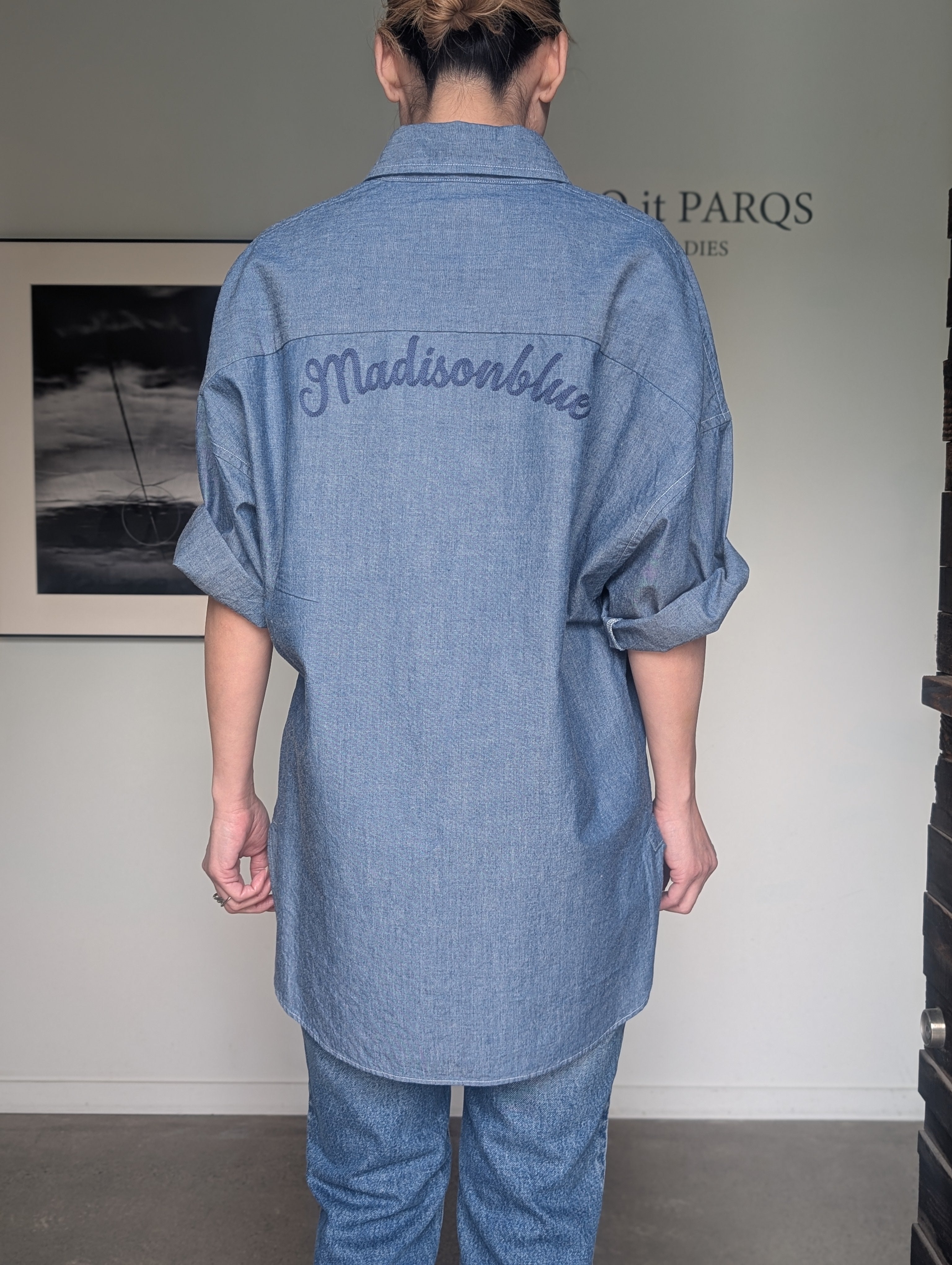 MADISONBLUE×PARQS キーホルダーSETは6/7まで!! 【J.BRADLEY SHIRT CHAMBRAY】
