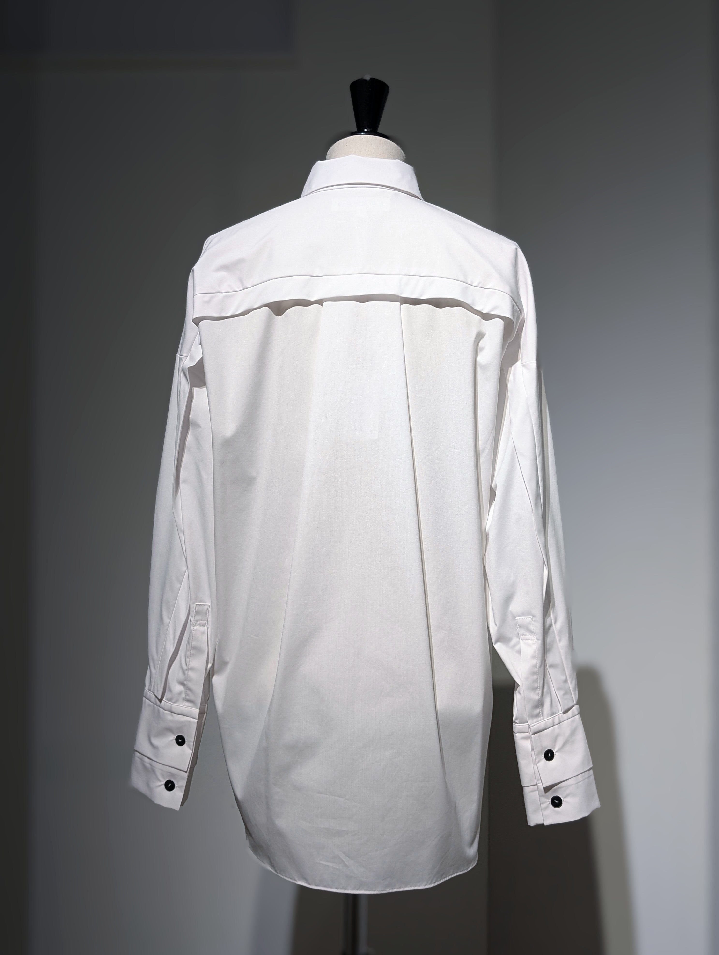 ENFOLD  LAYERED CUFFS SHIRT
