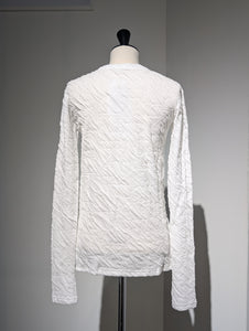 SEEALL  SAW51 TS906 (MM-005) JACQUARD U-NECK TEEレディ