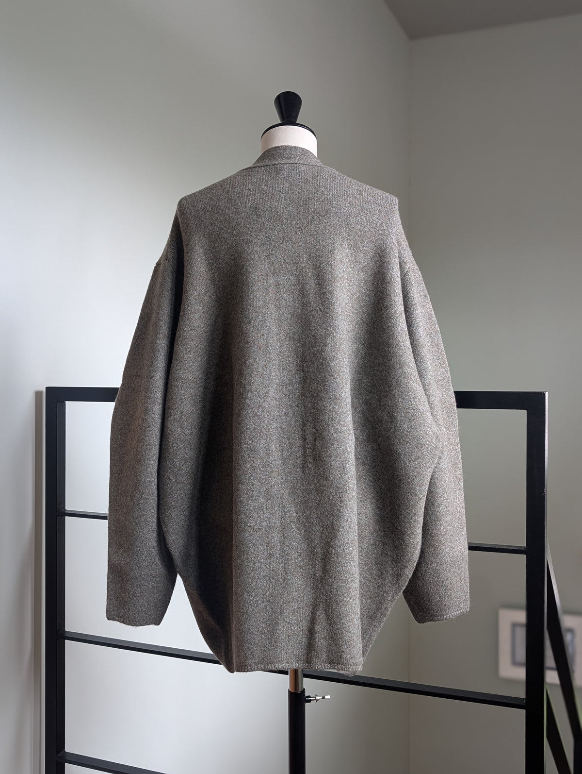 SEEALL SAW61 KJ601M (YAK WOOL)GULLIVER LONG CARDIGAN