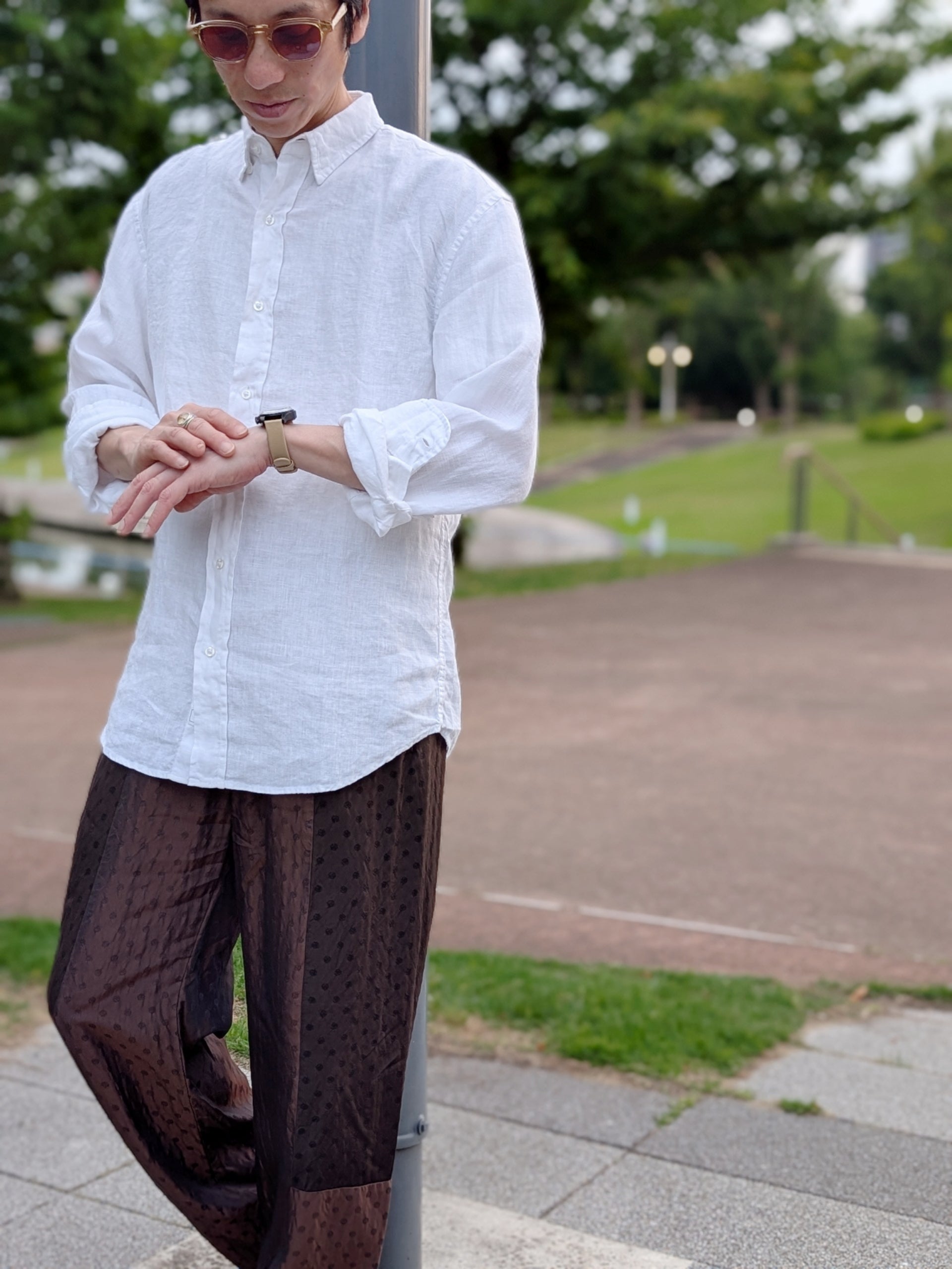 Frank&Eileen "FINBAR" WASHED LINEN SHIRTS