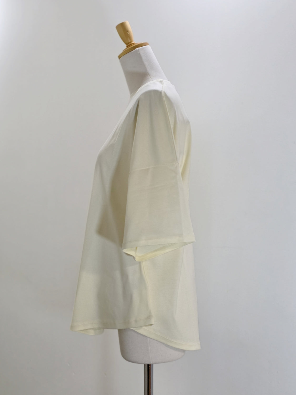 ENFOLD  PEPLUM LOOSE T-SHIRT