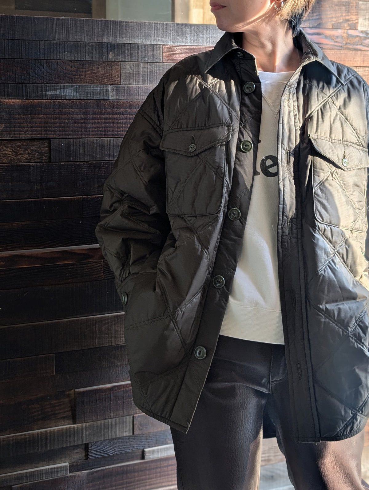 MADISONBLUE  BIG CPO JACKET QUILTING